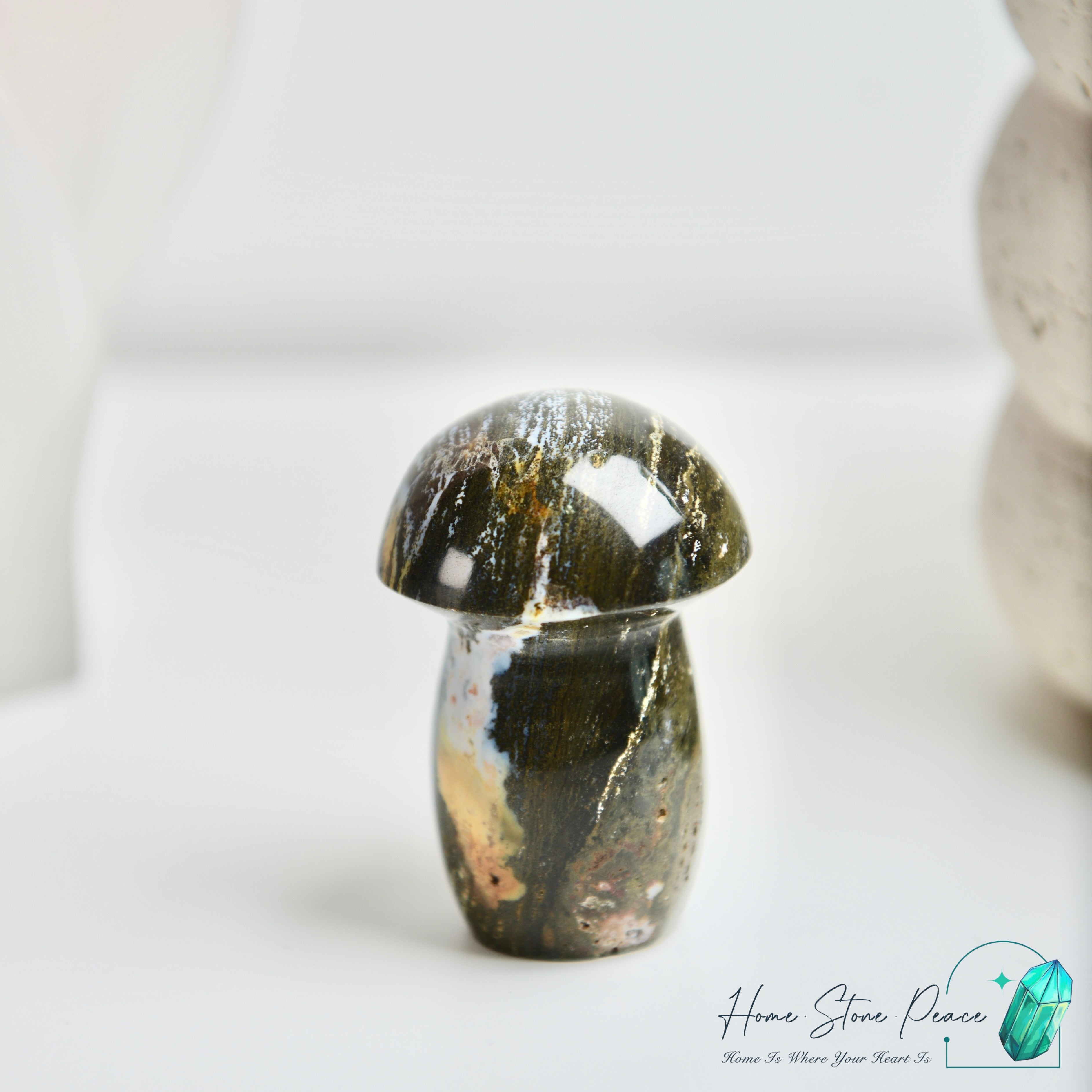 海洋碧玉蘑菇 Ocean Jasper Mushroom