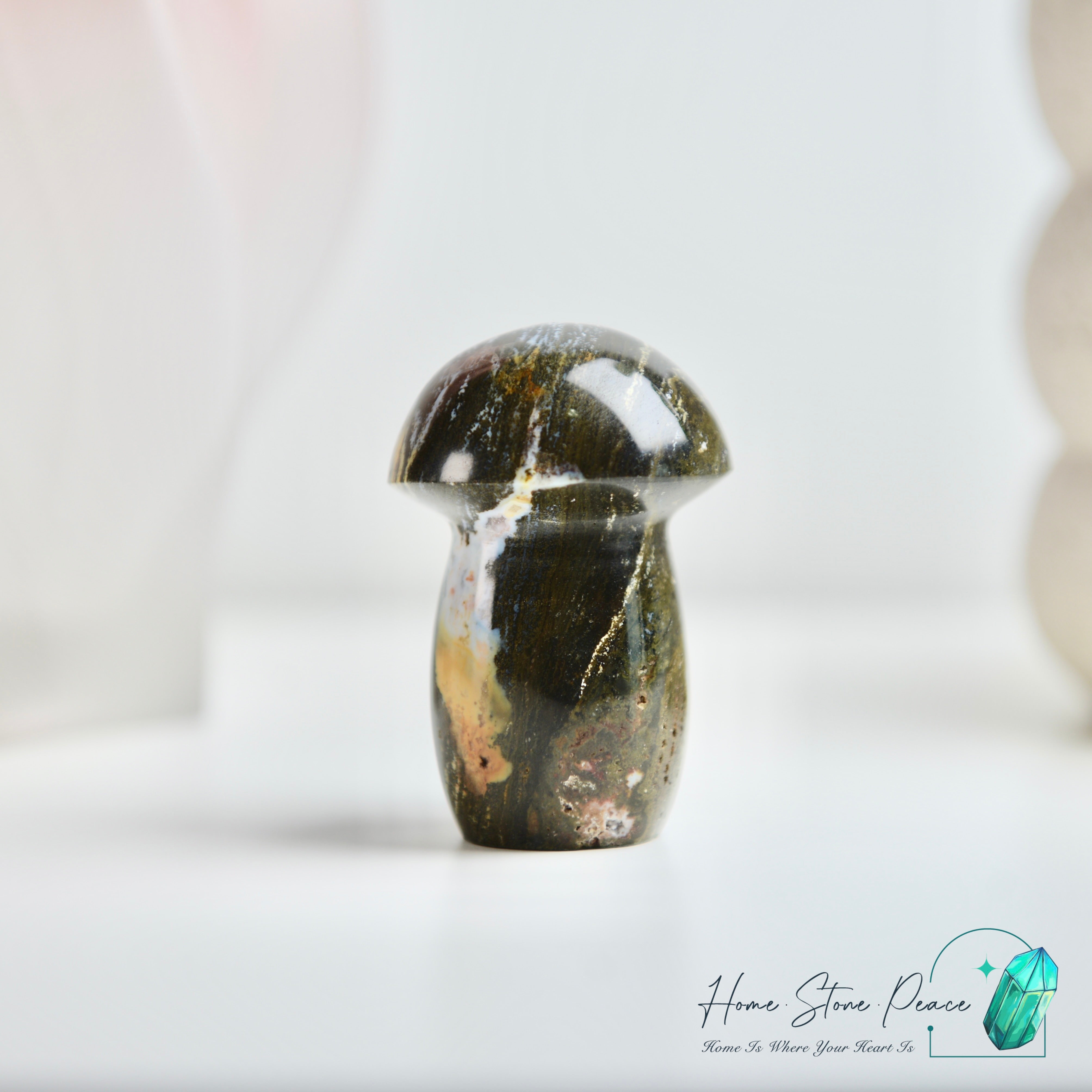 海洋碧玉蘑菇 Ocean Jasper Mushroom