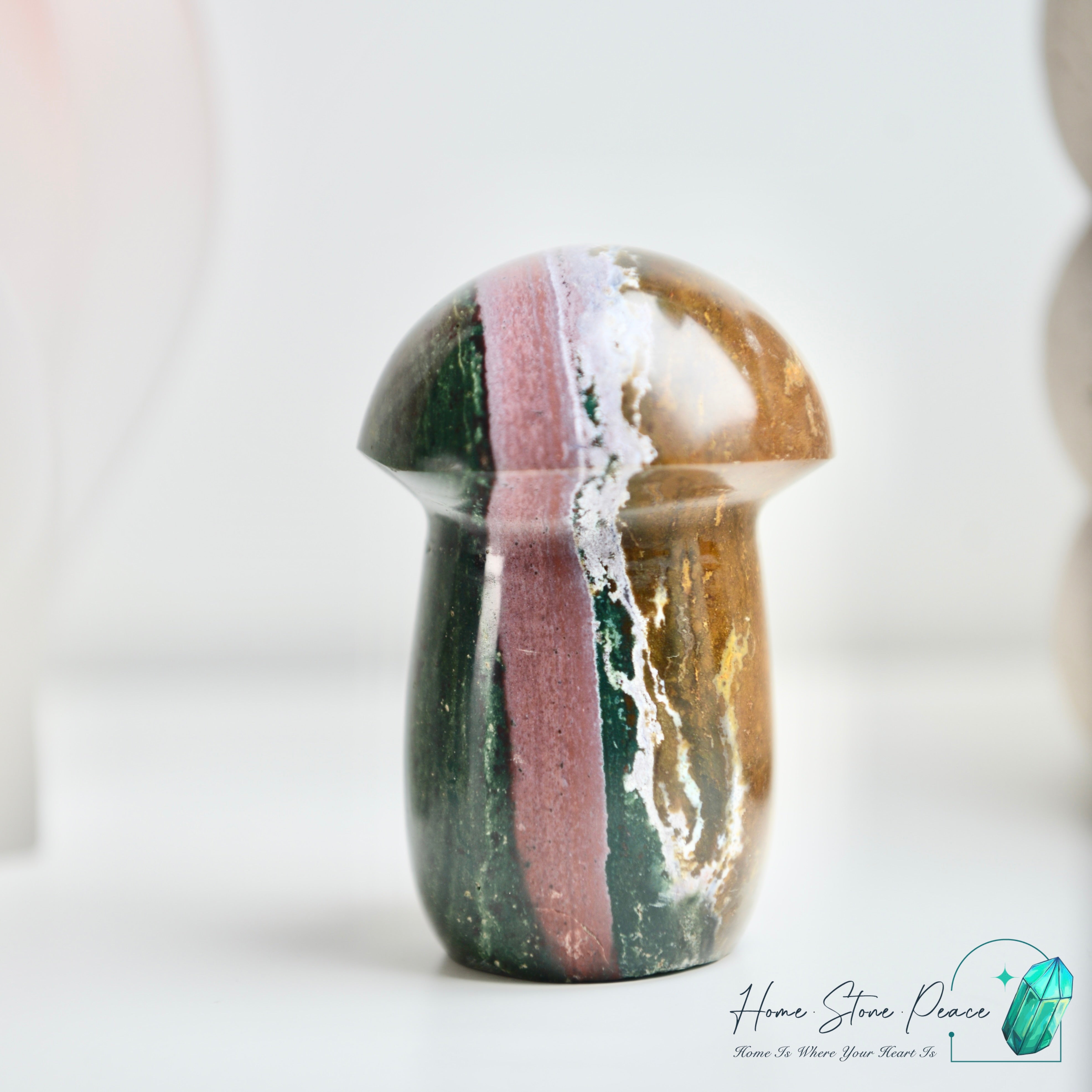 海洋碧玉蘑菇 Ocean Jasper Mushroom