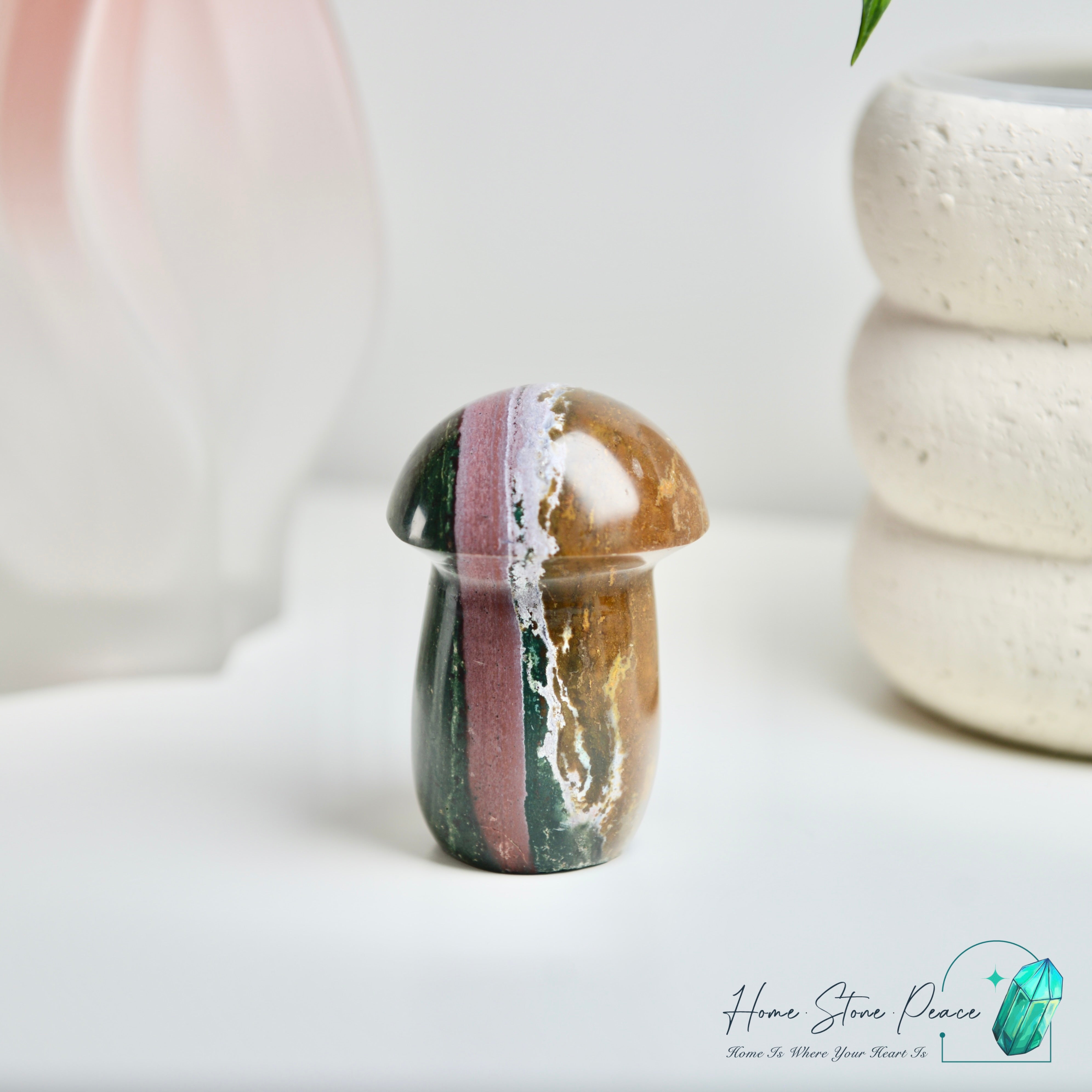 海洋碧玉蘑菇 Ocean Jasper Mushroom