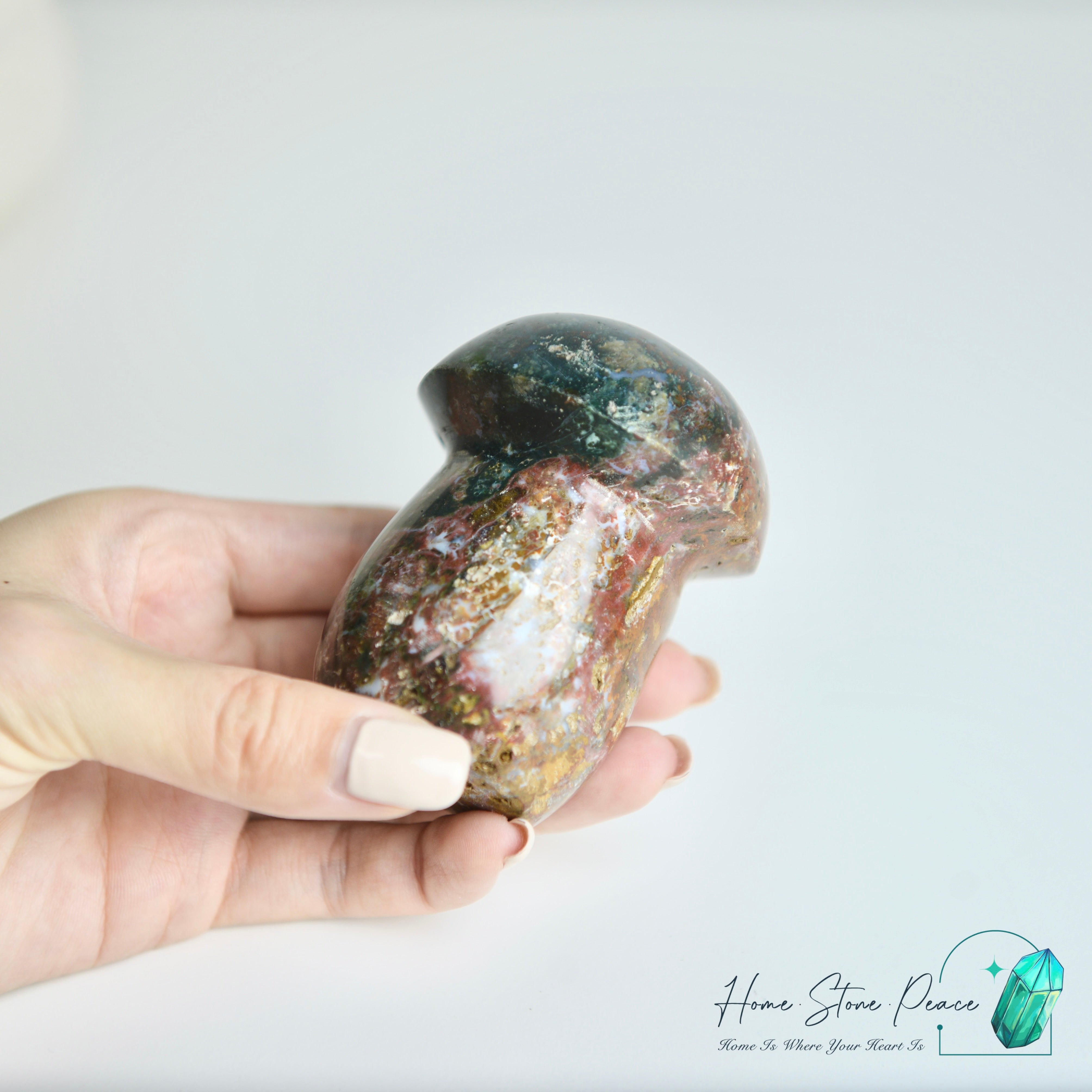 海洋碧玉蘑菇 Ocean Jasper Mushroom