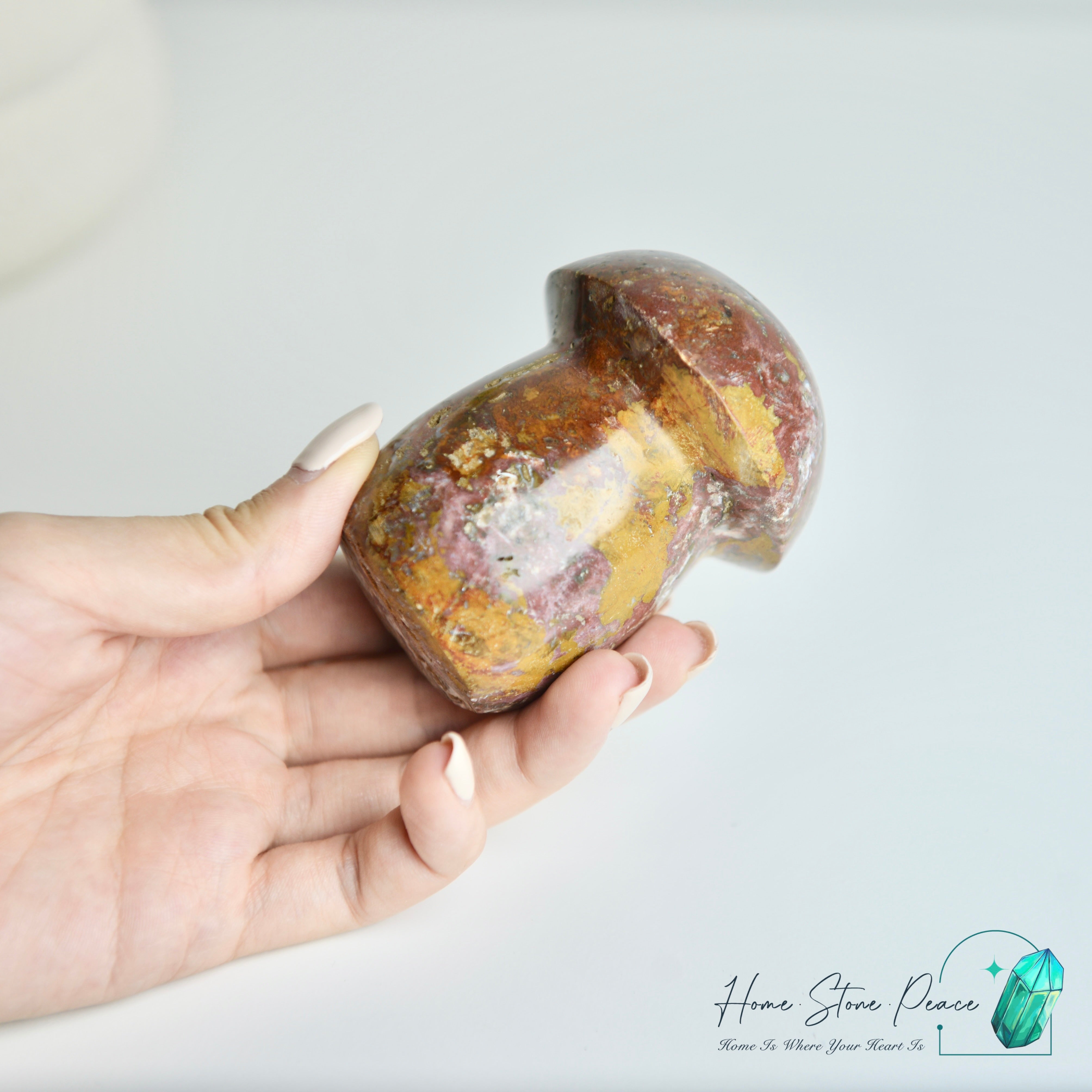 海洋碧玉蘑菇 Ocean Jasper Mushroom