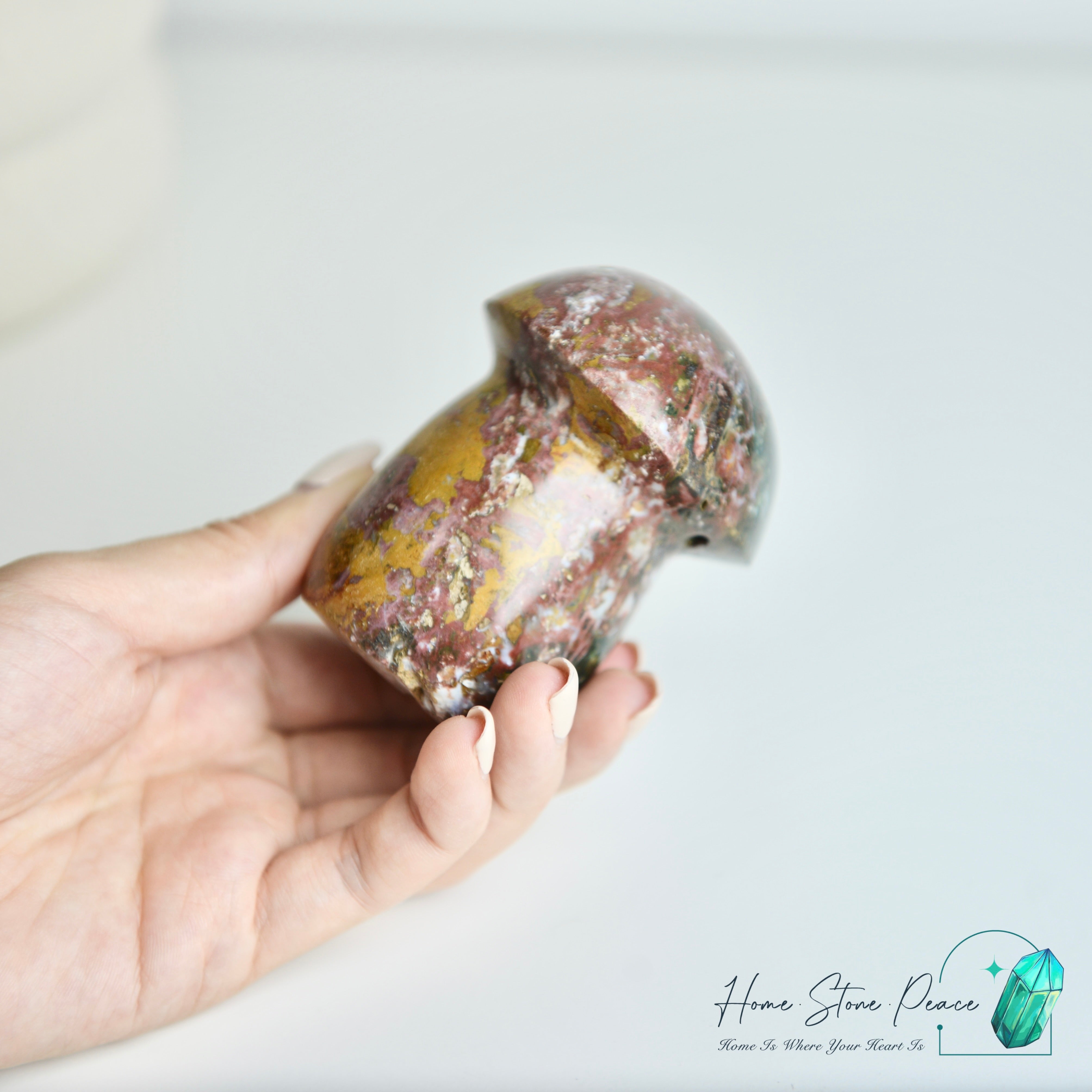 海洋碧玉蘑菇 Ocean Jasper Mushroom