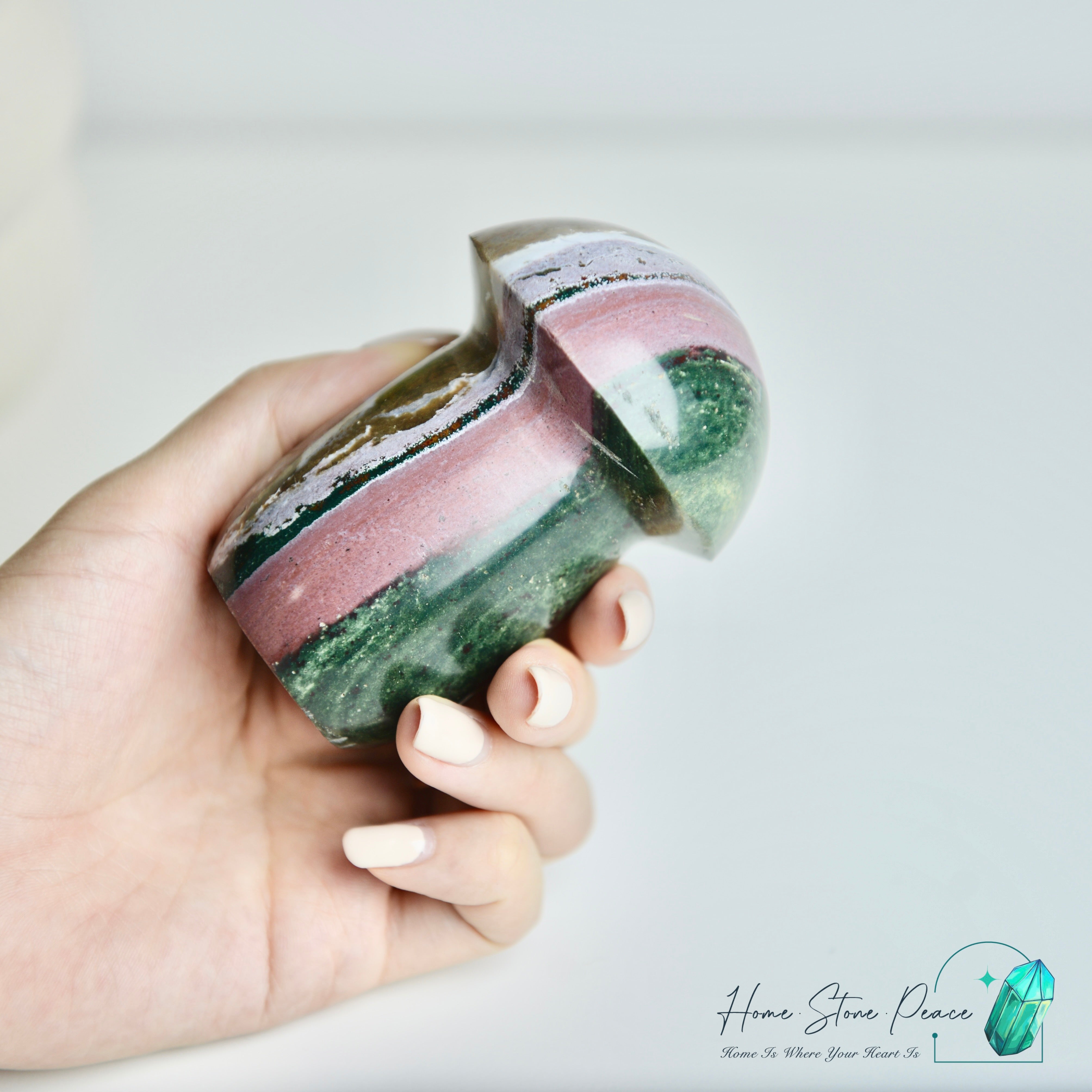 海洋碧玉蘑菇 Ocean Jasper Mushroom