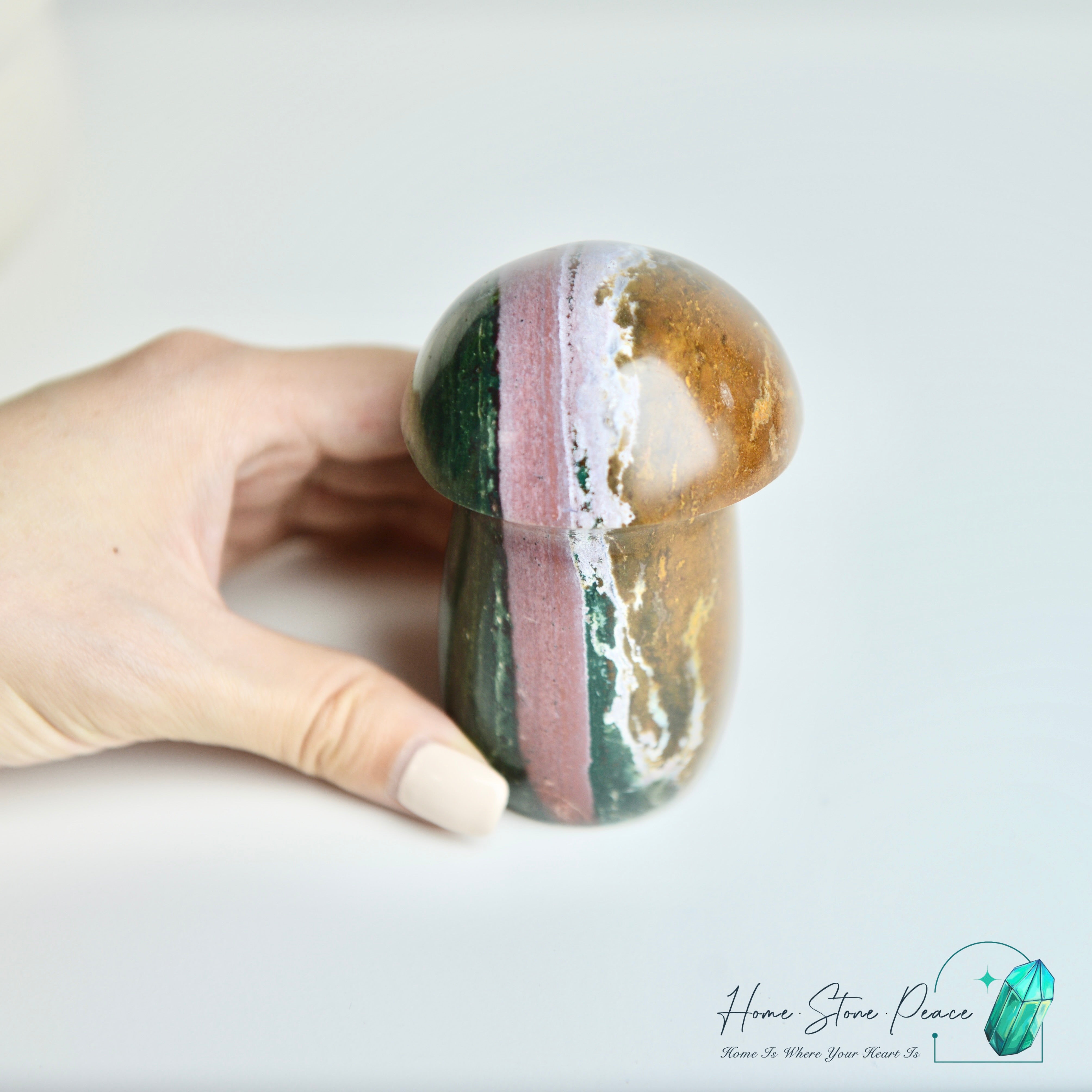 海洋碧玉蘑菇 Ocean Jasper Mushroom