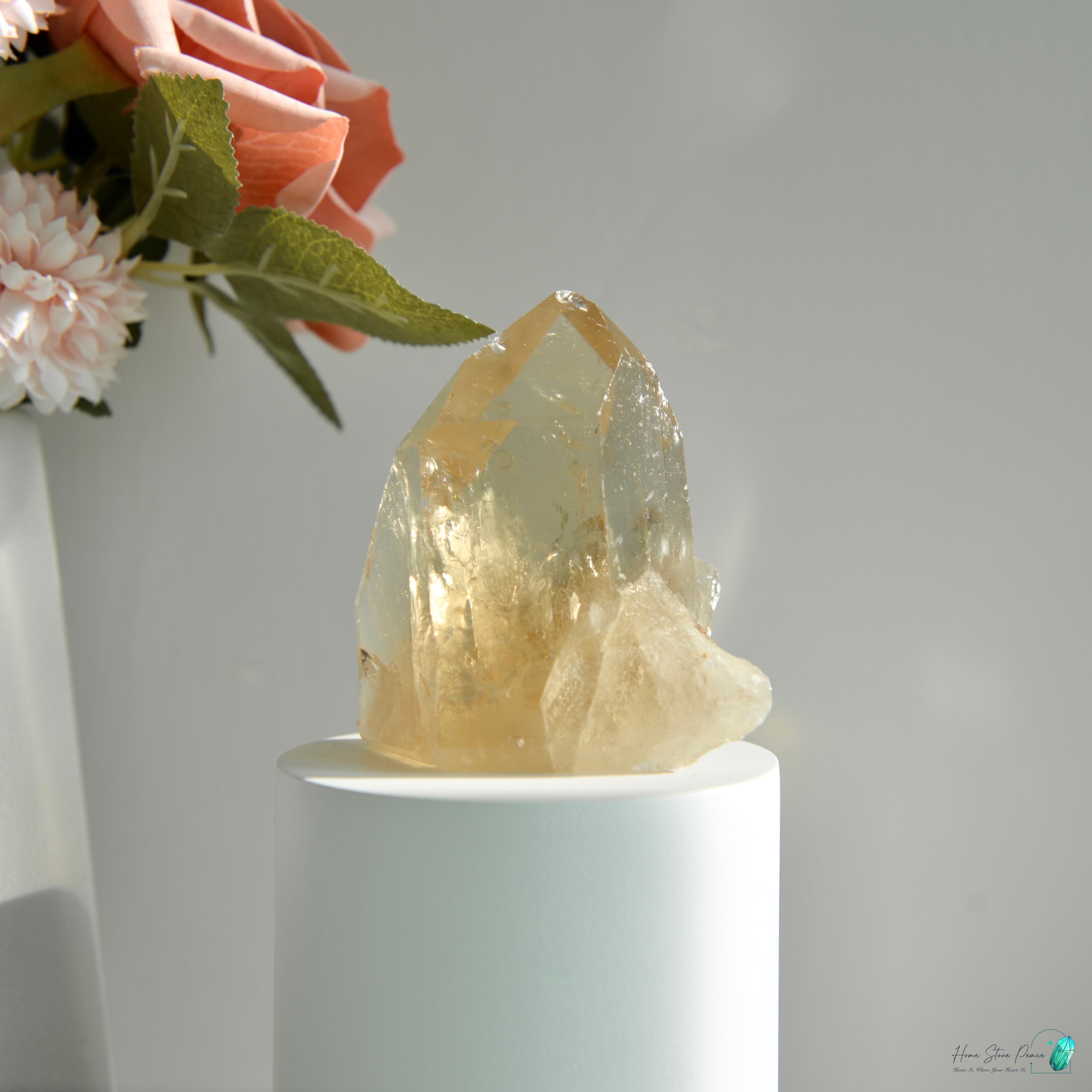 巴西香檳金黃水晶簇 Brazilian Champagne Citrine Cluster