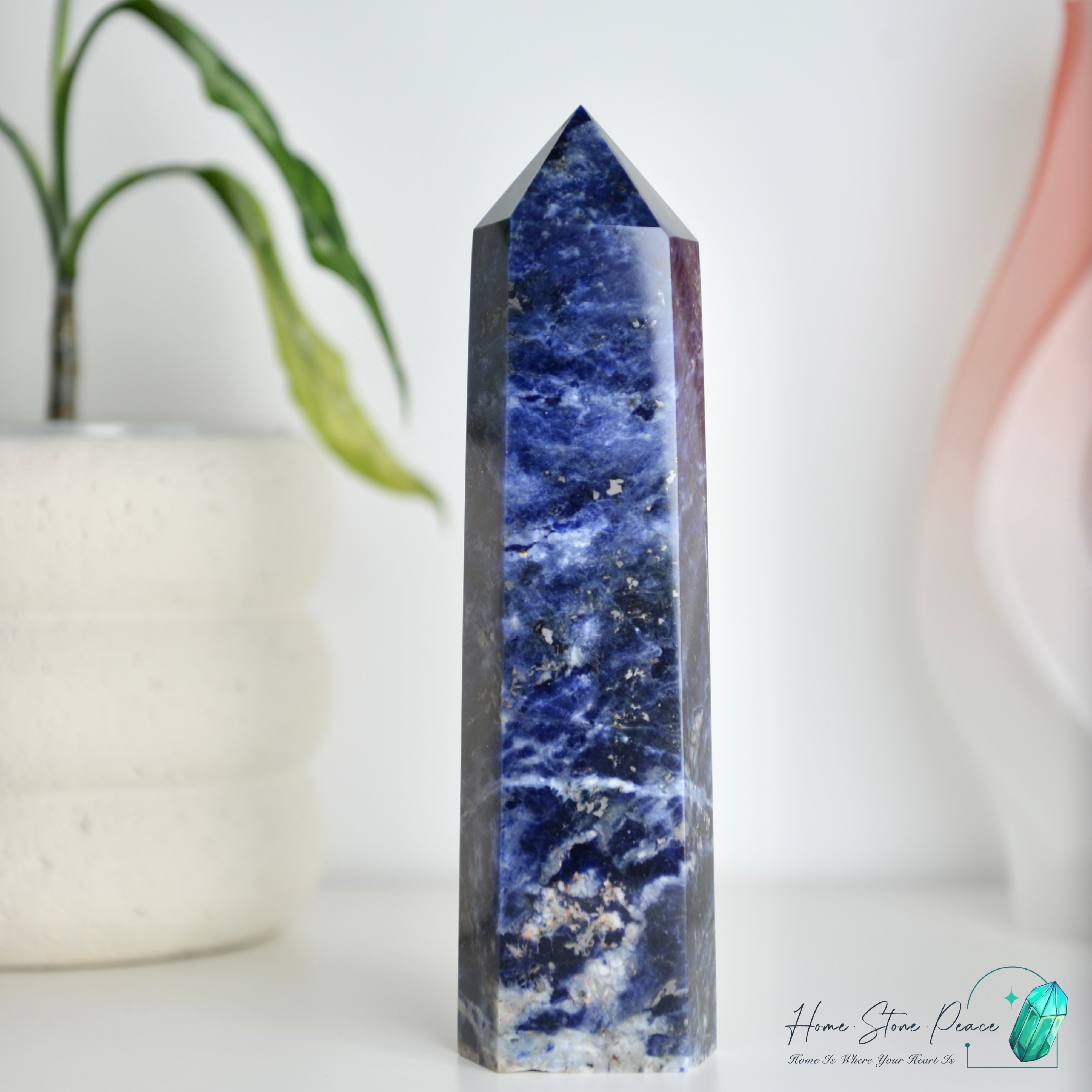 藍紋石柱(大)Large Sodalite Tower