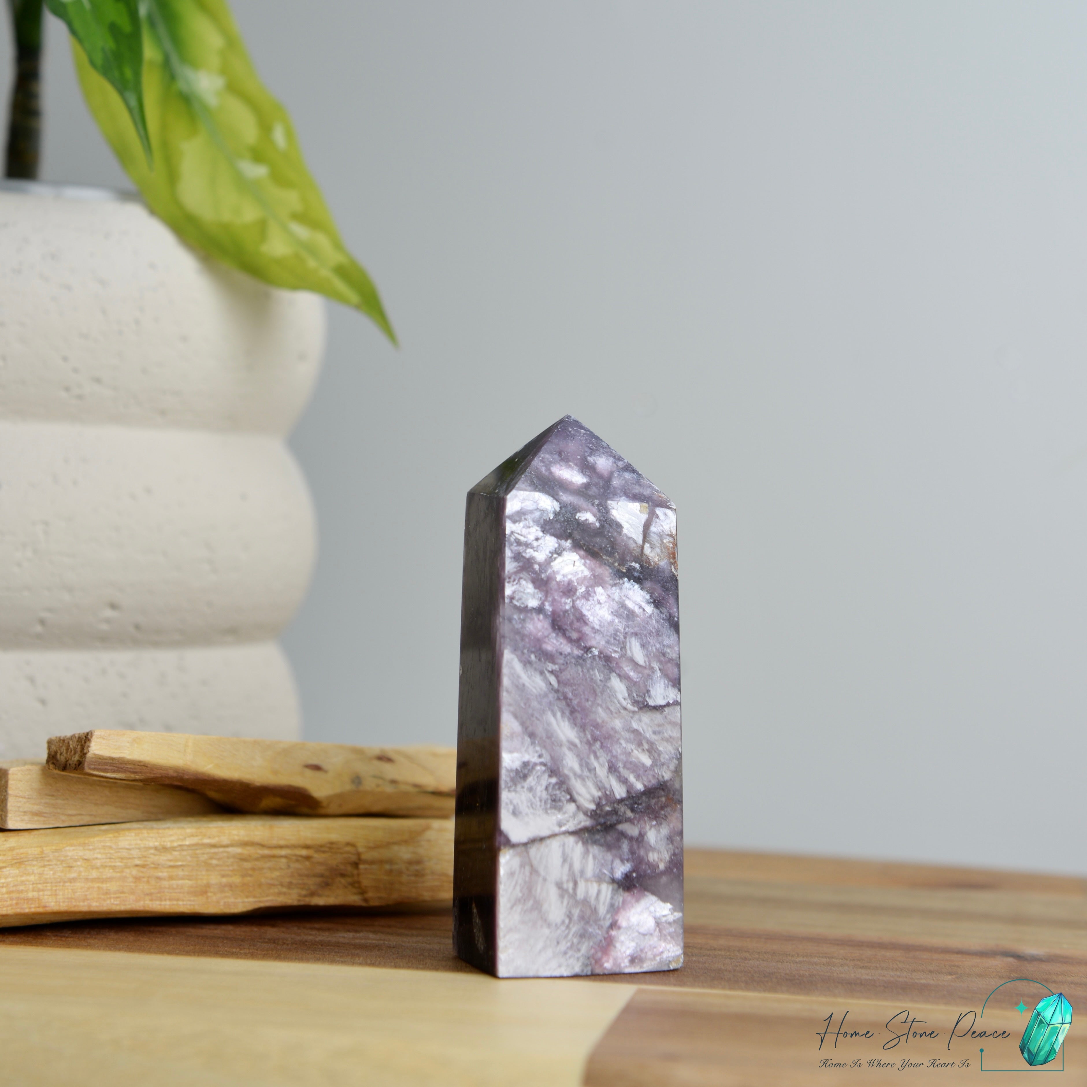 巴西紫鋰雲母柱 Brazilian Purple Lepidolite Tower
