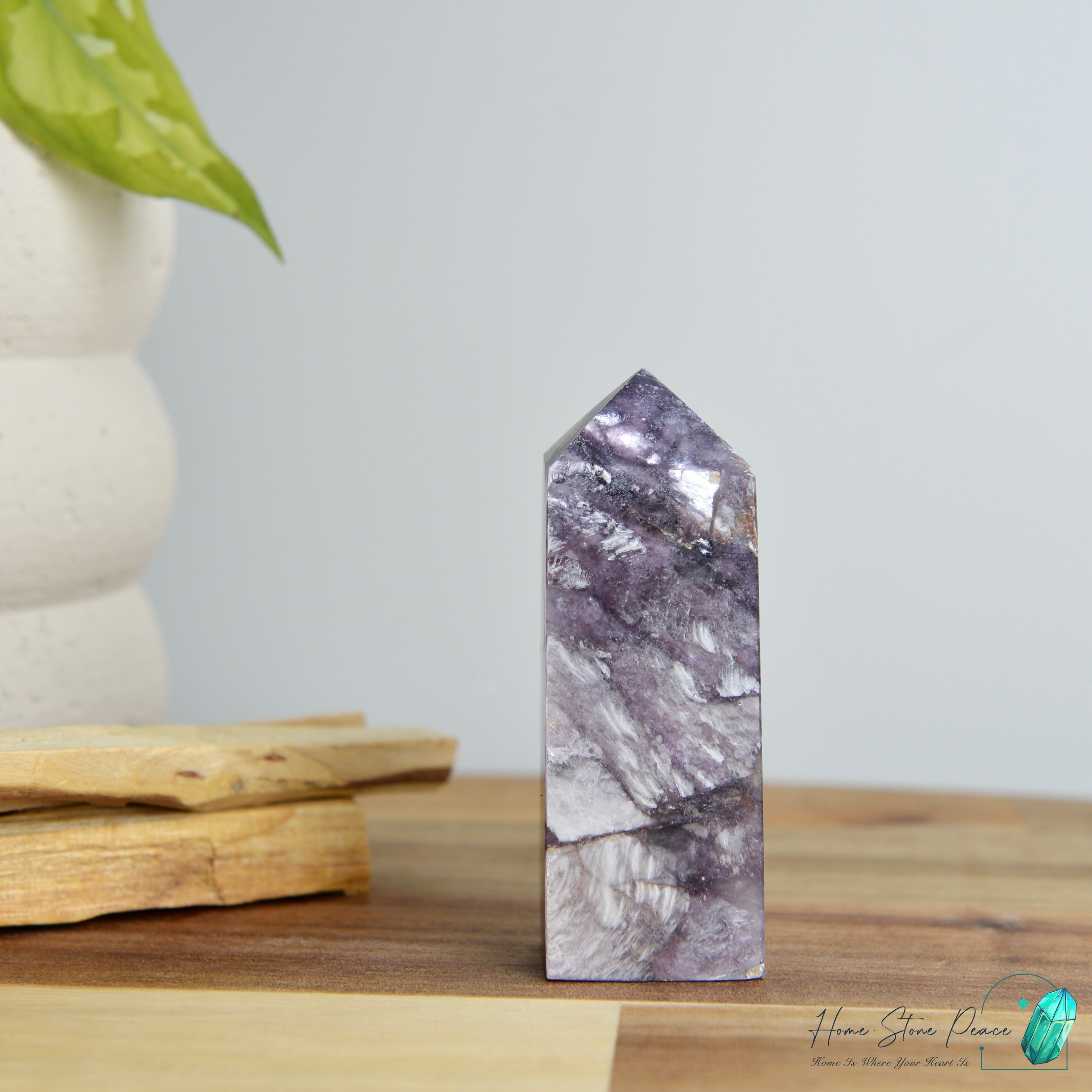 巴西紫鋰雲母柱 Brazilian Purple Lepidolite Tower