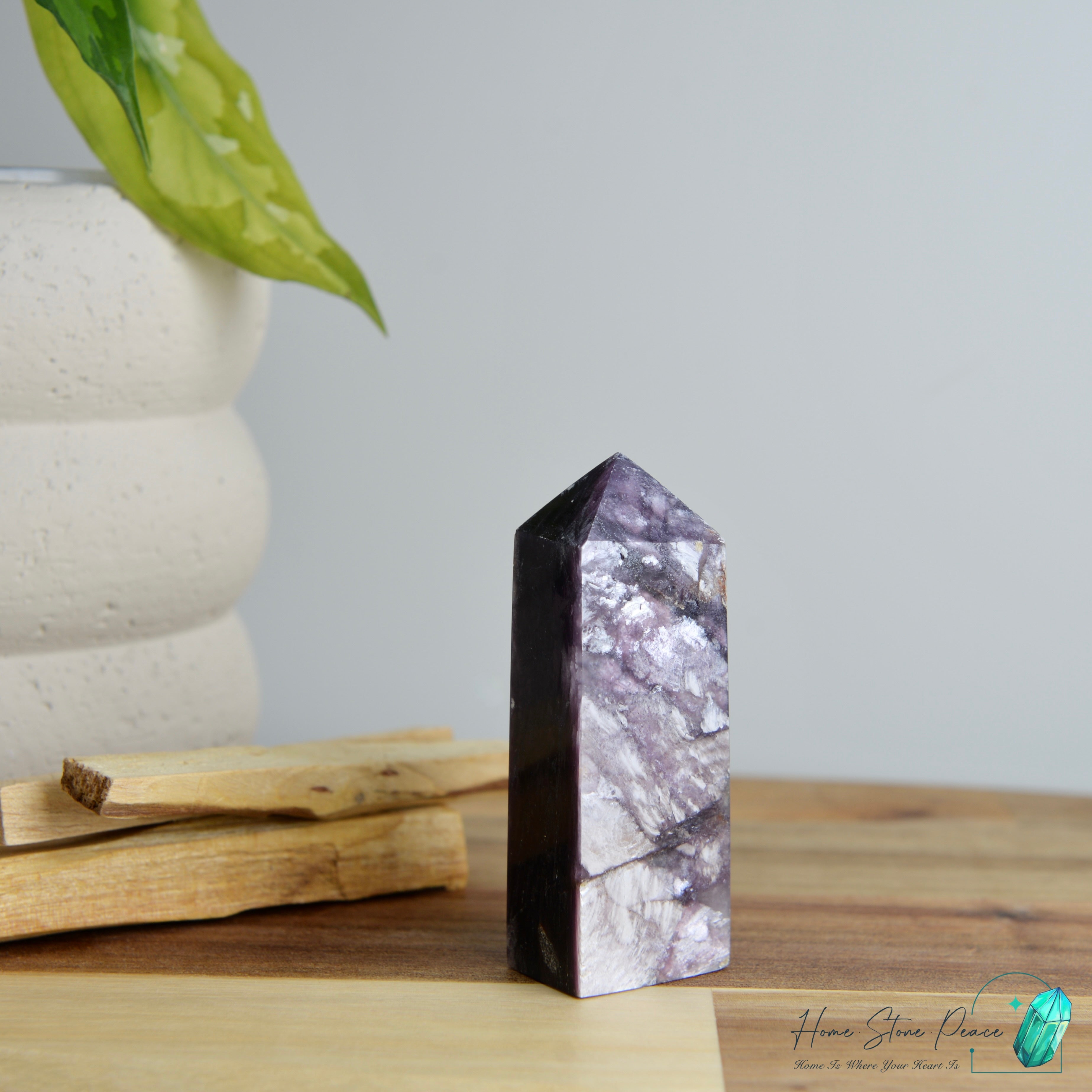 巴西紫鋰雲母柱 Brazilian Purple Lepidolite Tower