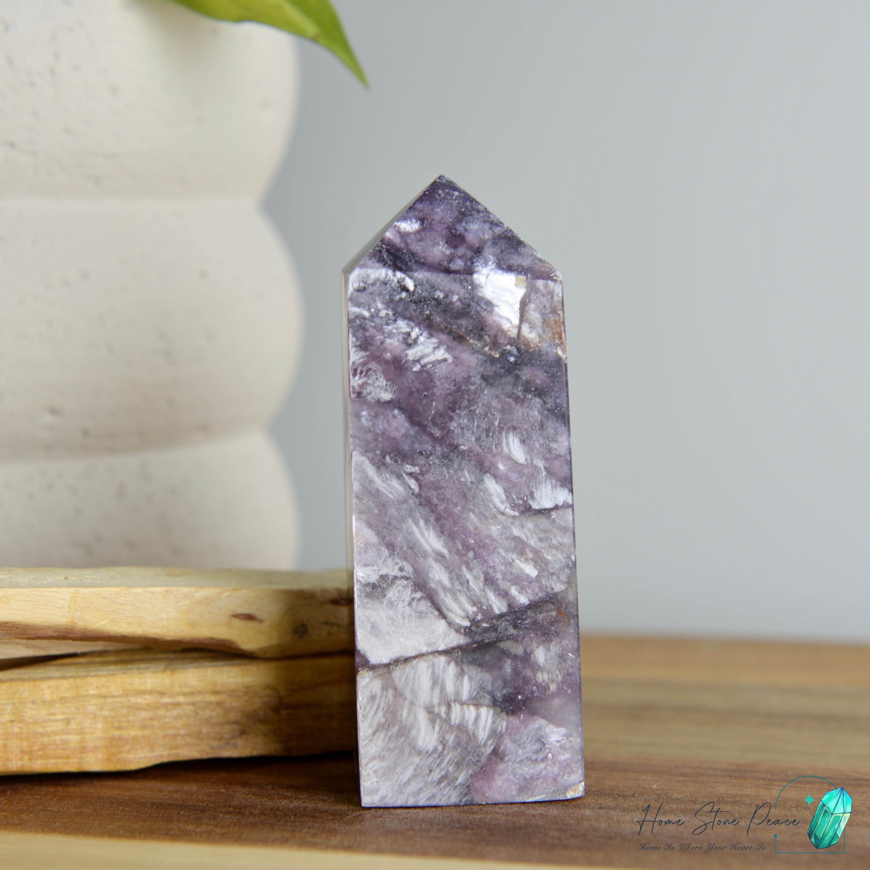 巴西紫鋰雲母柱 Brazilian Purple Lepidolite Tower