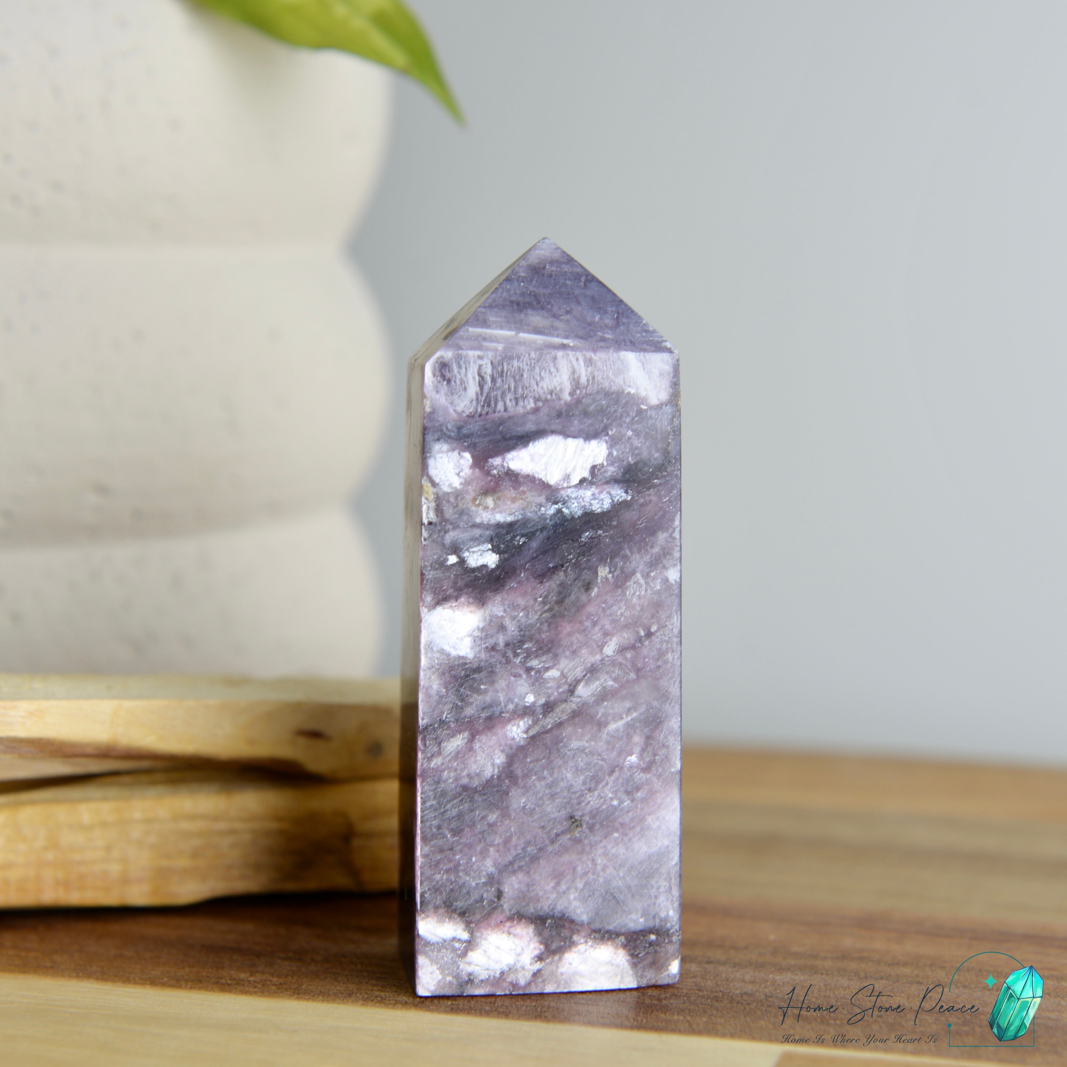 巴西紫鋰雲母柱 Brazilian Purple Lepidolite Tower