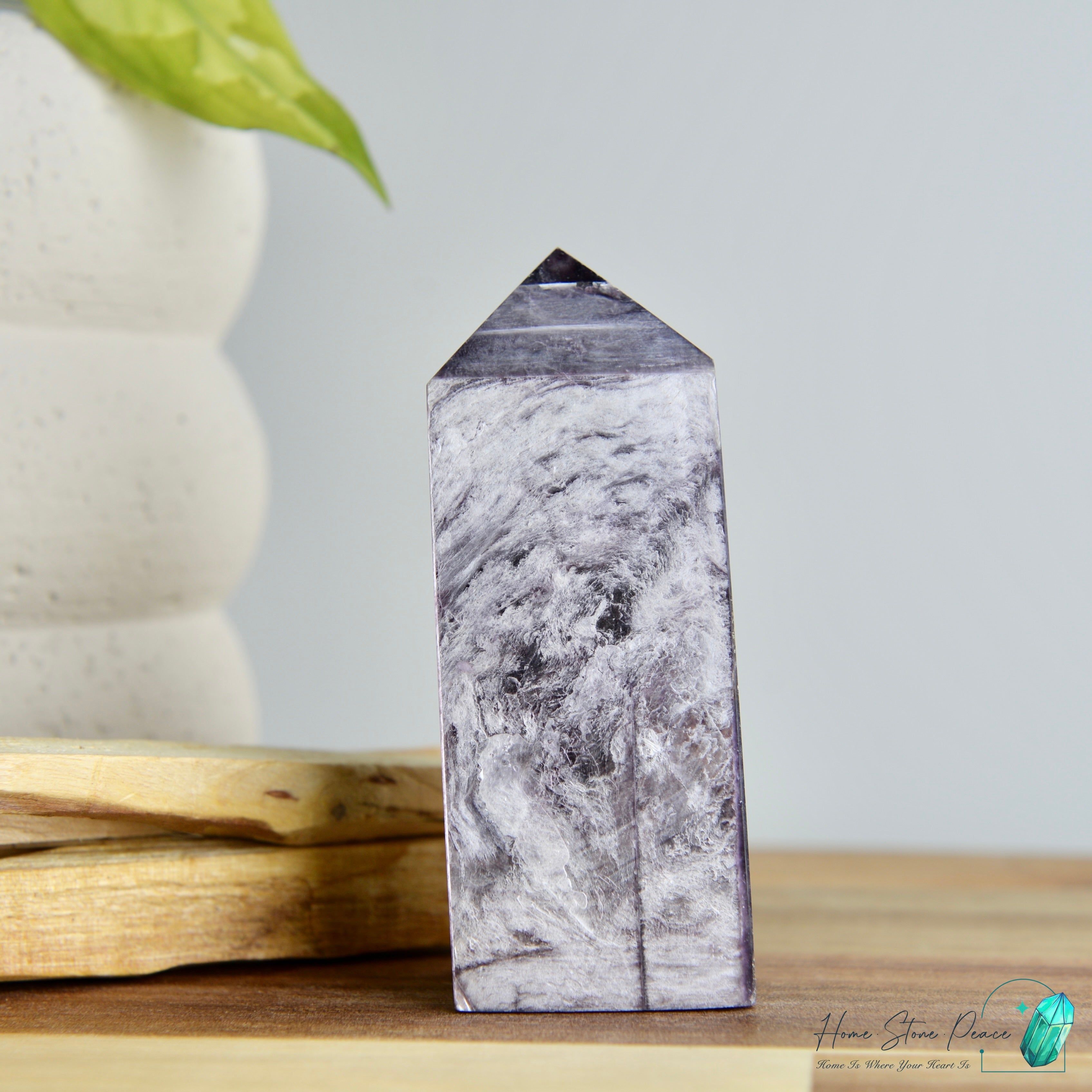 巴西紫鋰雲母柱 Brazilian Purple Lepidolite Tower