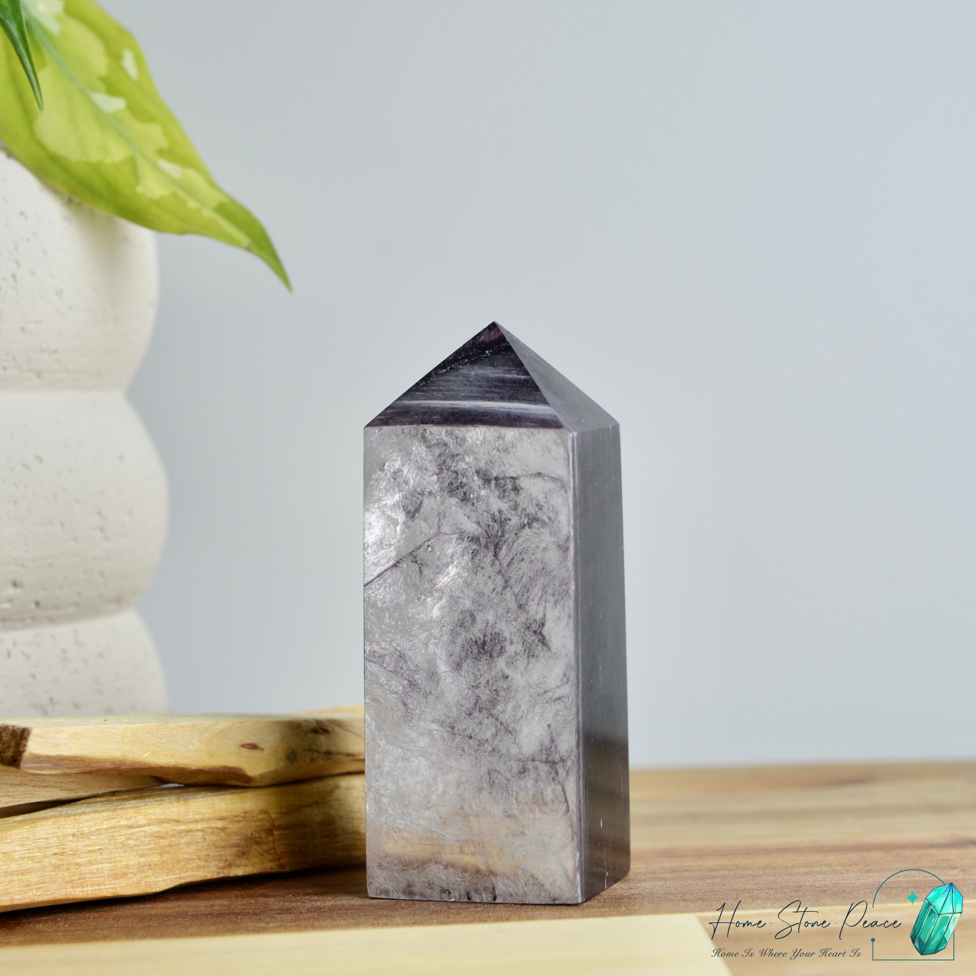 巴西紫鋰雲母柱 Brazilian Purple Lepidolite Tower
