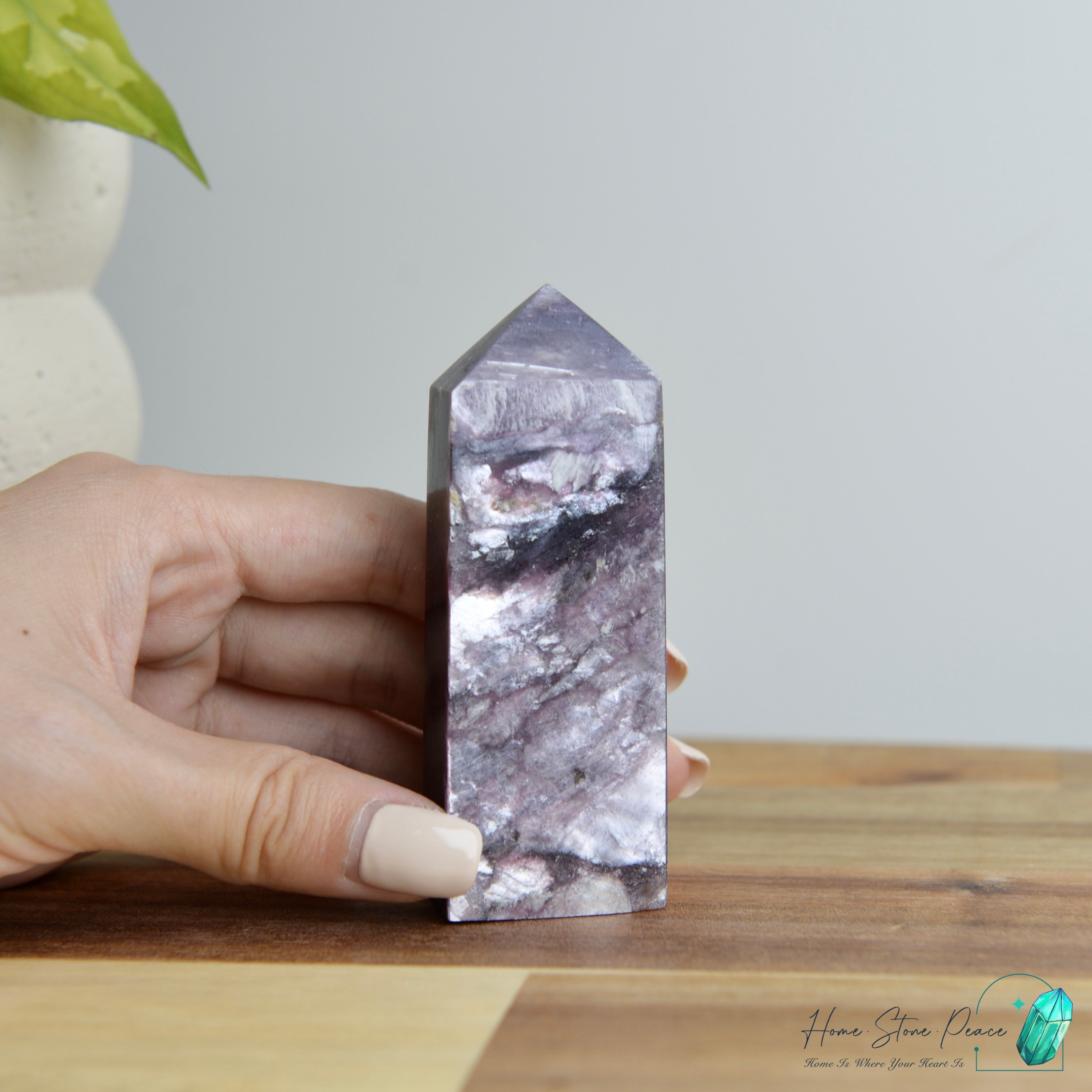 巴西紫鋰雲母柱 Brazilian Purple Lepidolite Tower