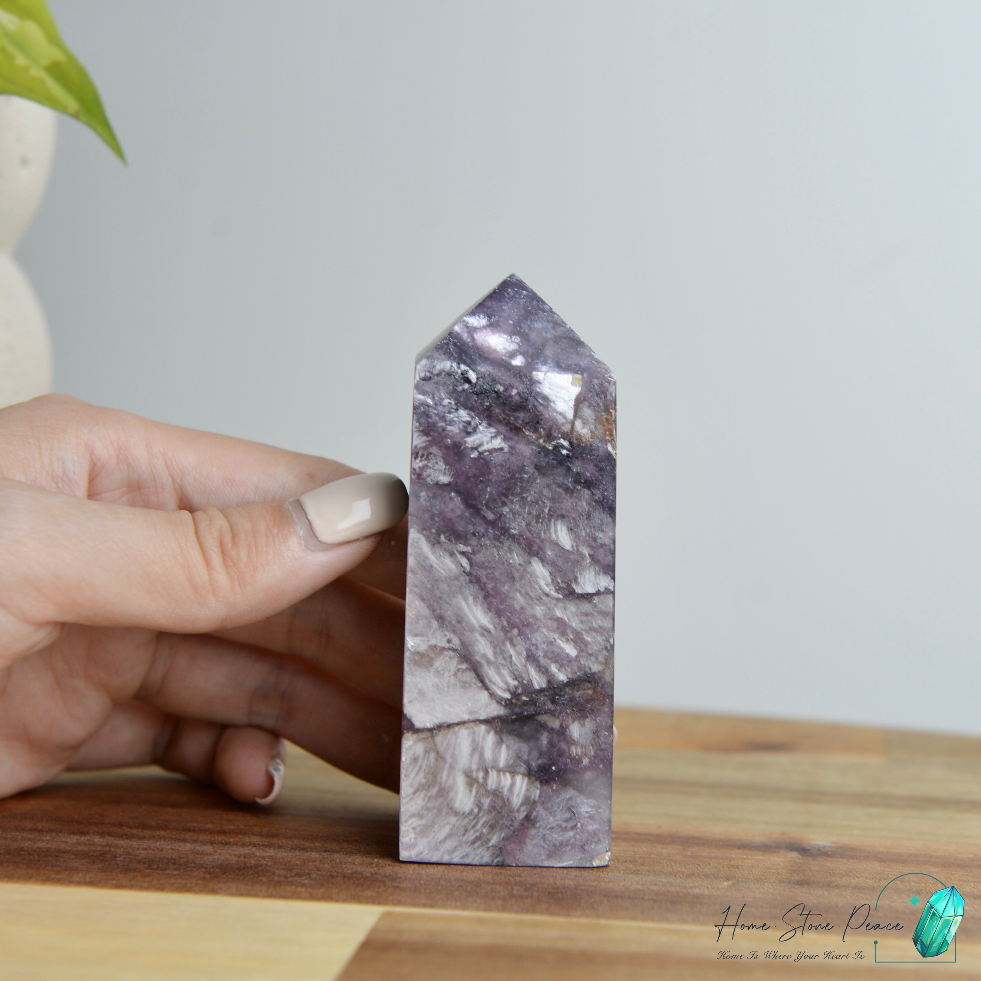 巴西紫鋰雲母柱 Brazilian Purple Lepidolite Tower