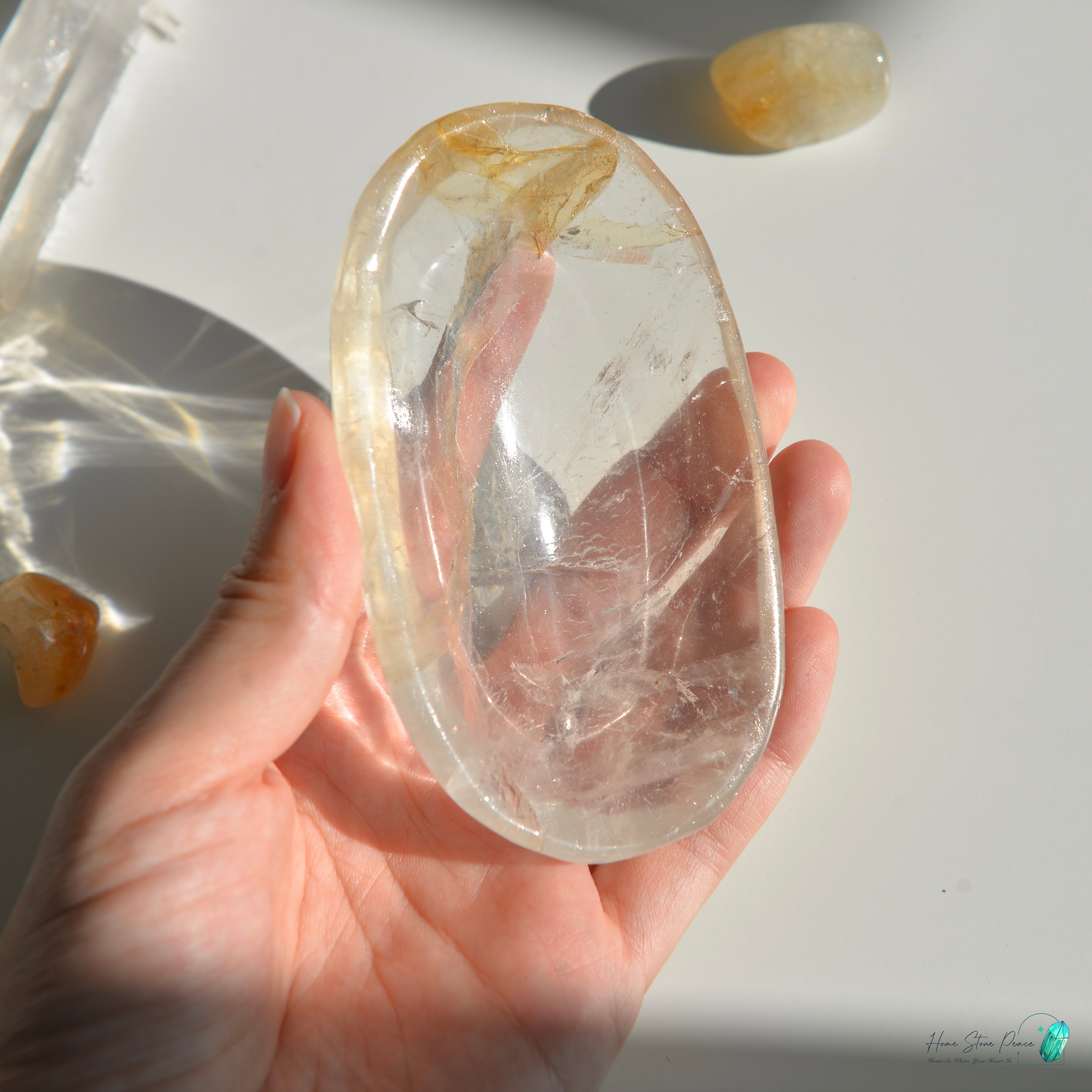 黃金治療癒者水晶小碟ゴールデンヒーラー小物皿