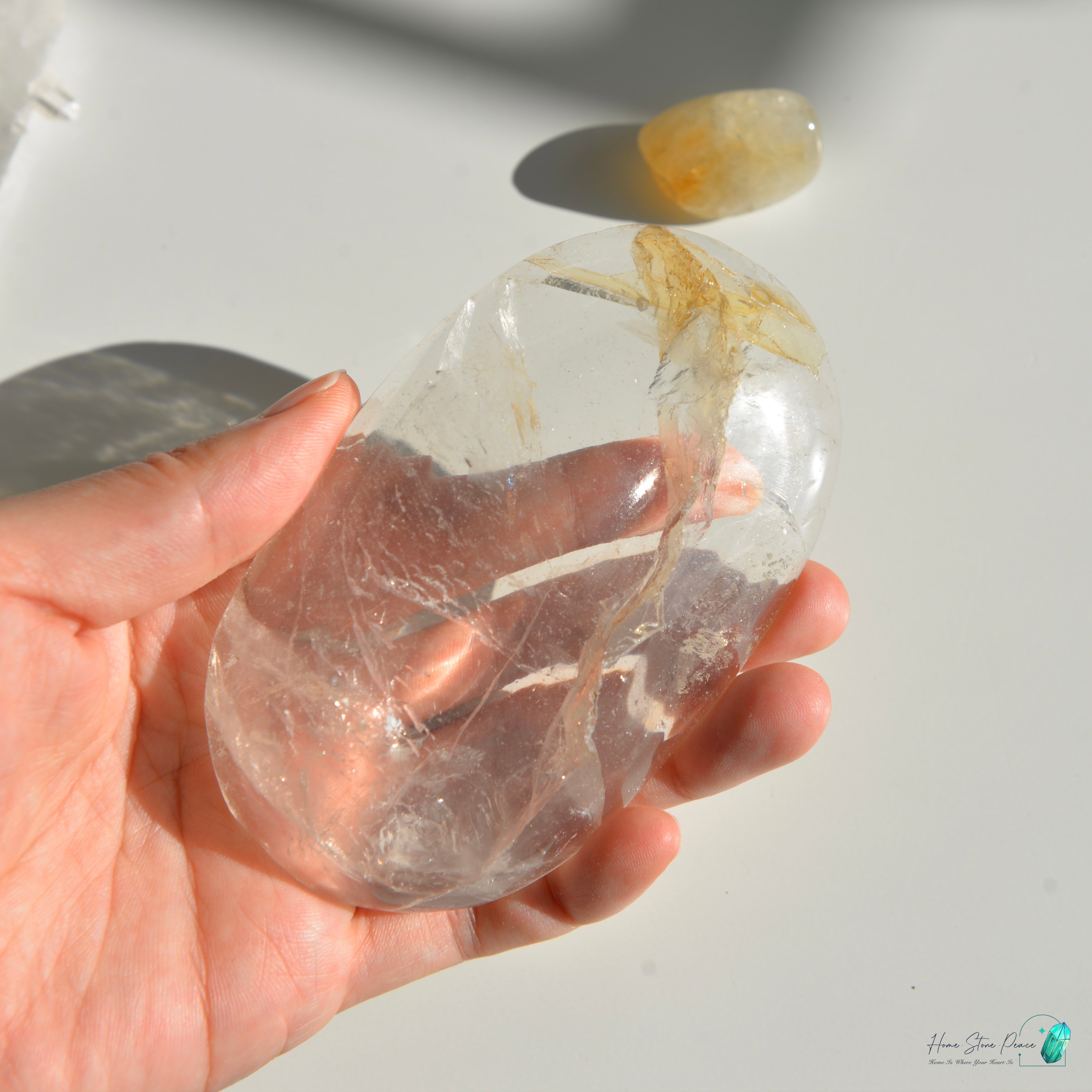 黃金治療癒者水晶小碟ゴールデンヒーラー小物皿