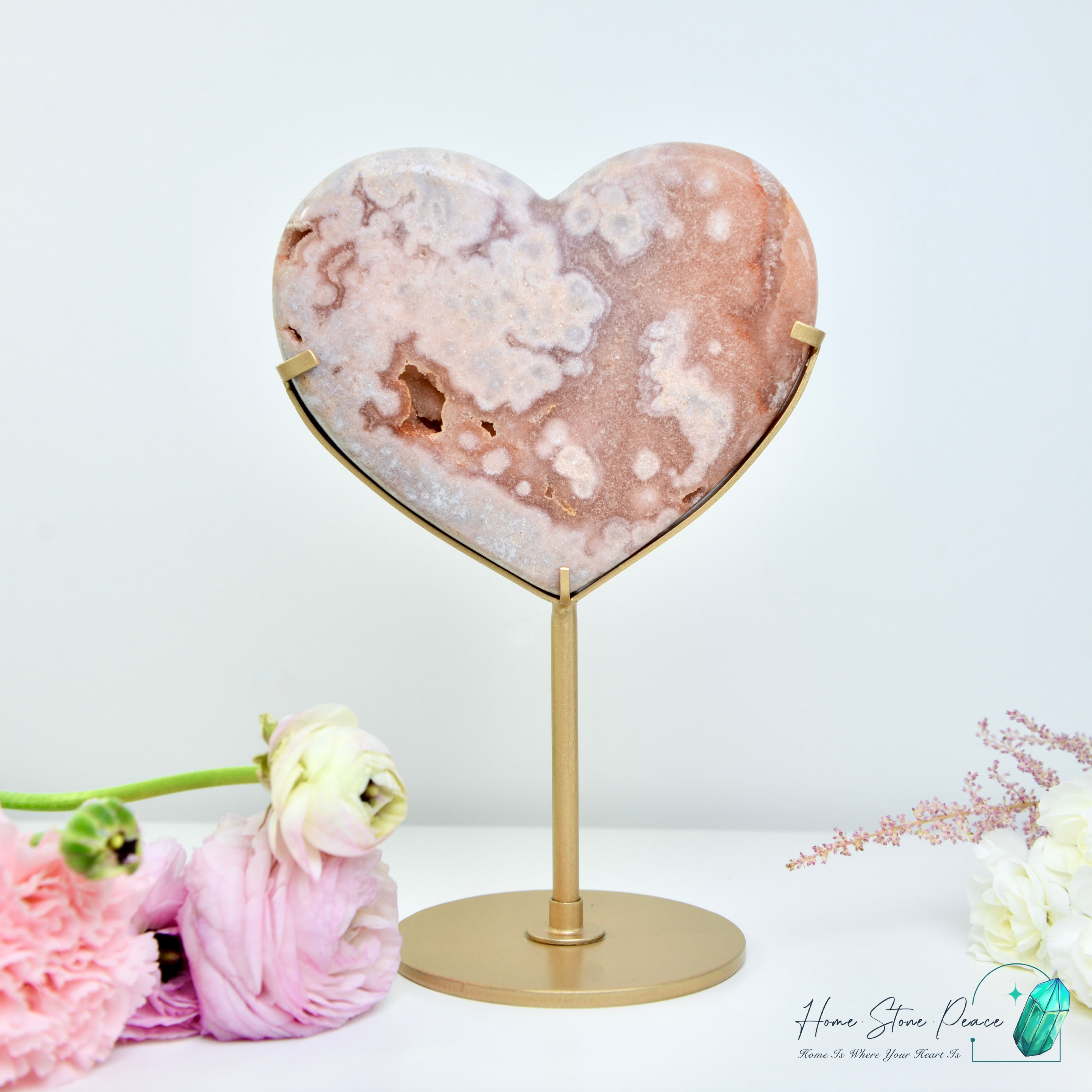 粉紅紫水晶心 Pink Amethyst Heart