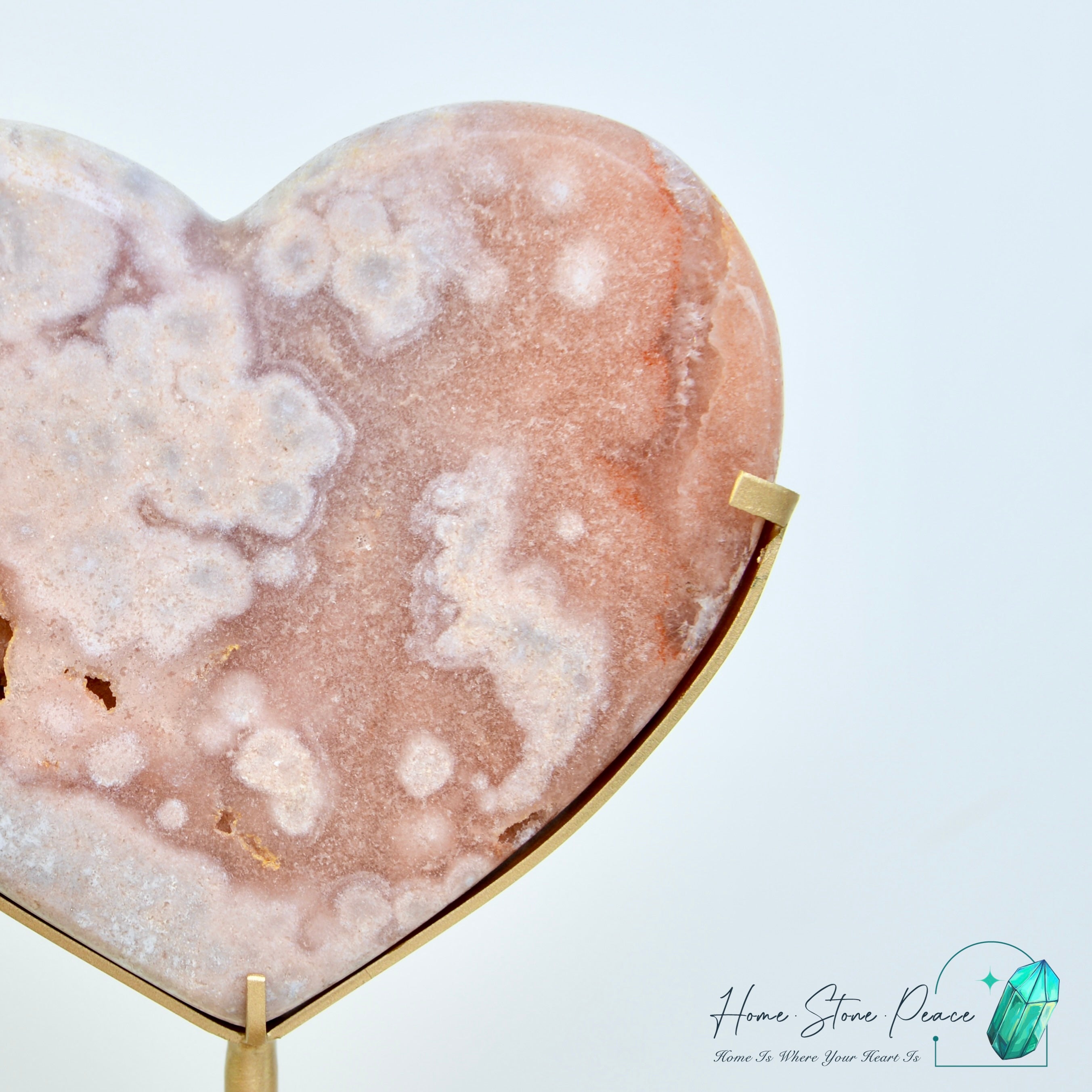 粉紅紫水晶心 Pink Amethyst Heart