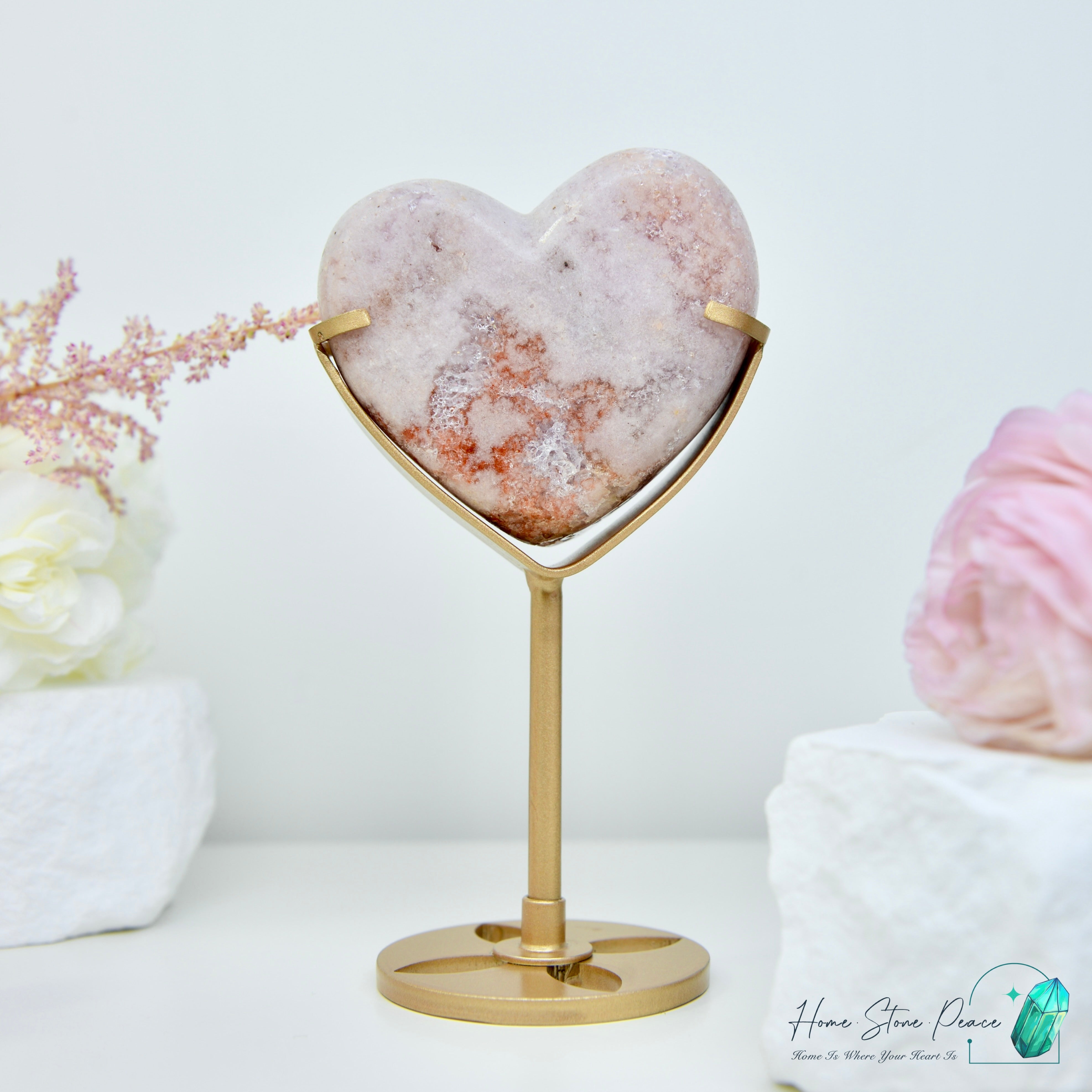 粉紅紫水晶心 Pink Amethyst Heart