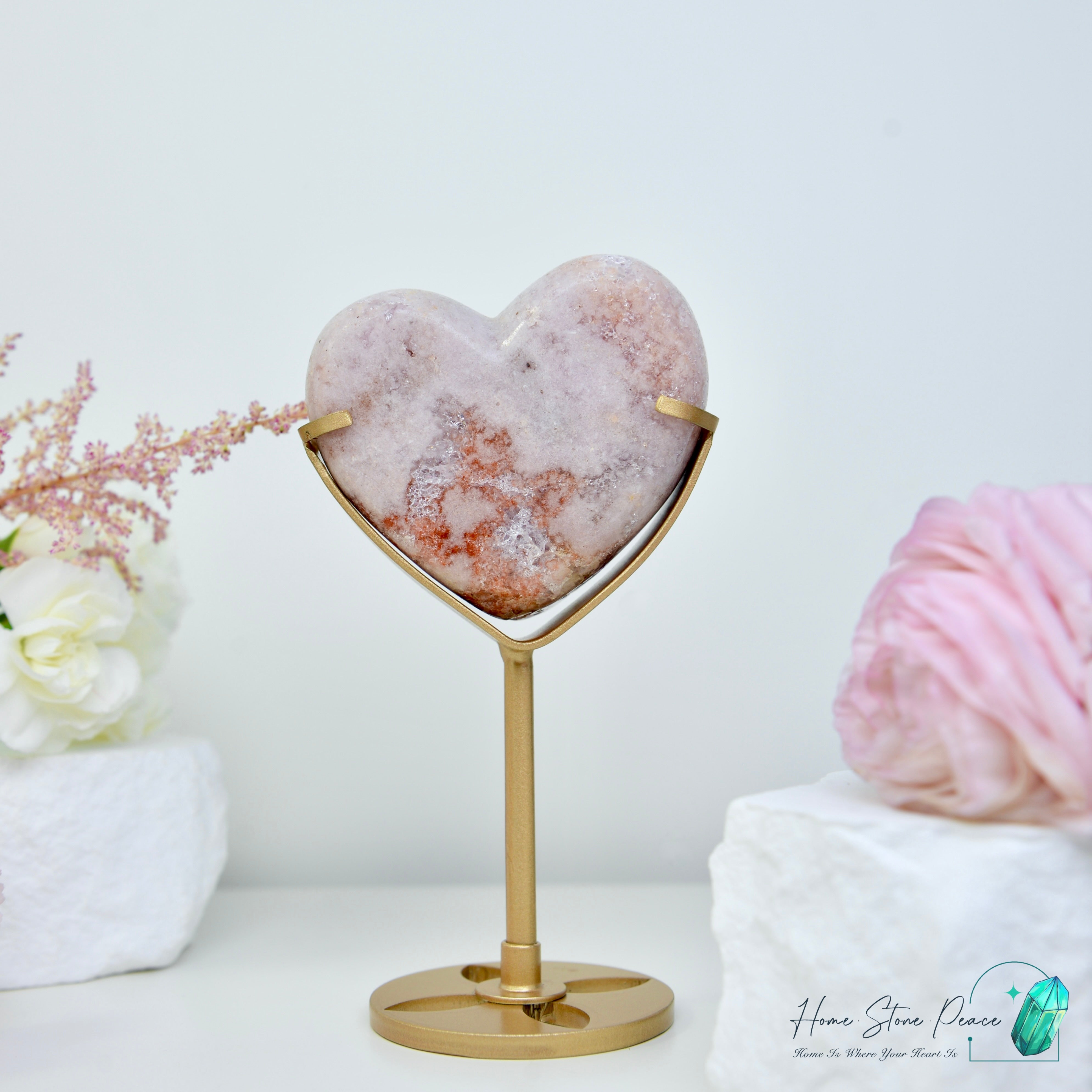 粉紅紫水晶心 Pink Amethyst Heart