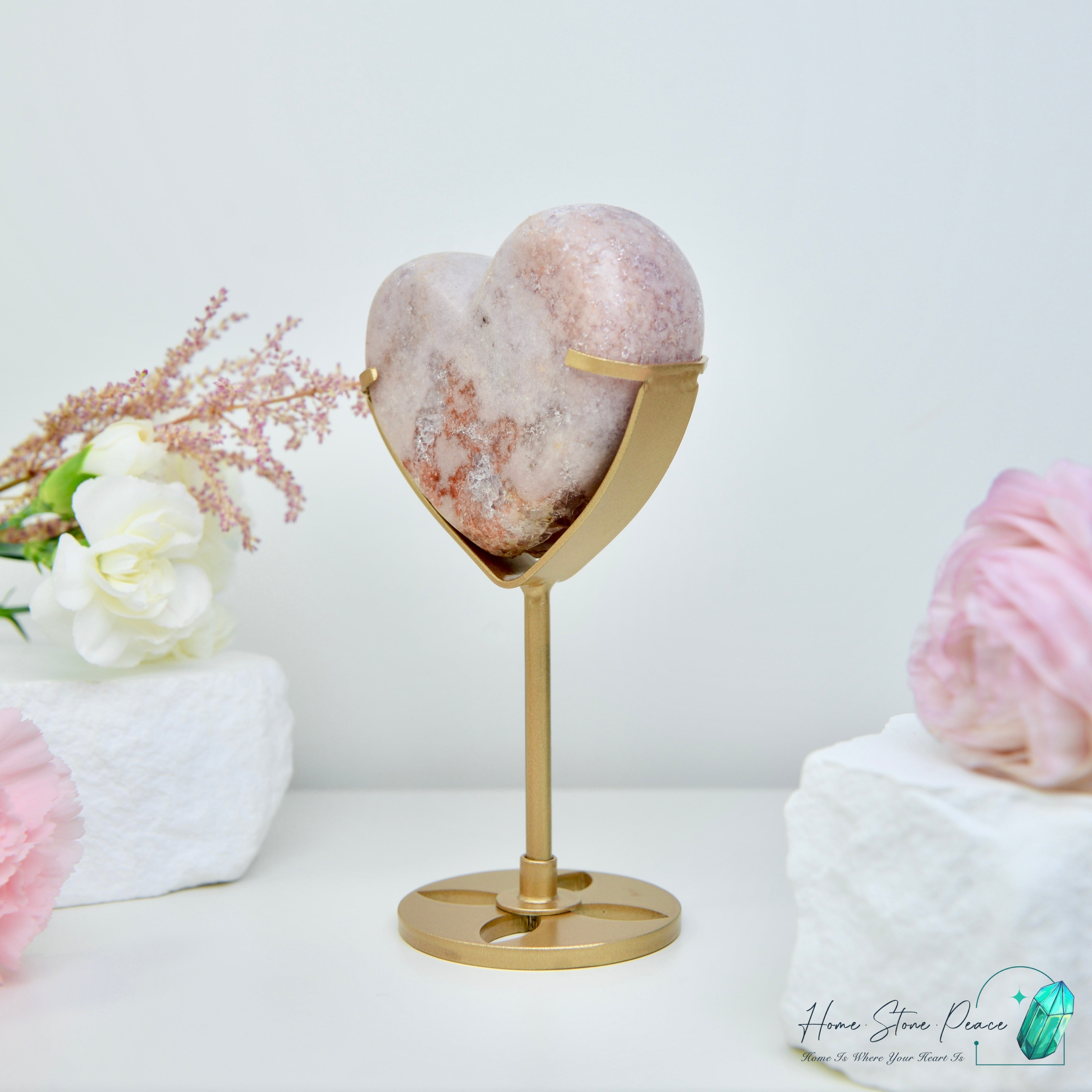 粉紅紫水晶心 Pink Amethyst Heart