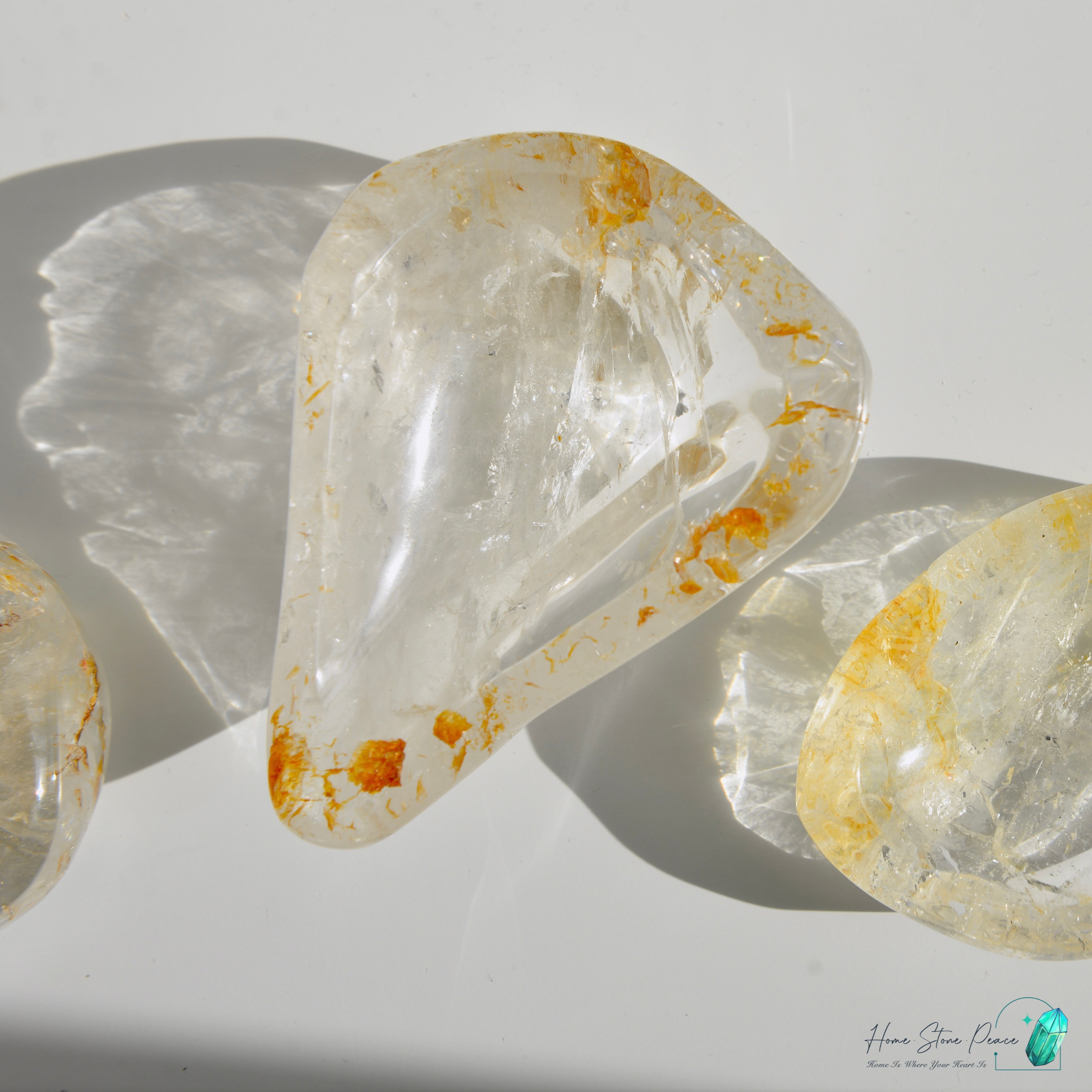 黃膠花水晶碟 Golden Healer Crystal Dish
