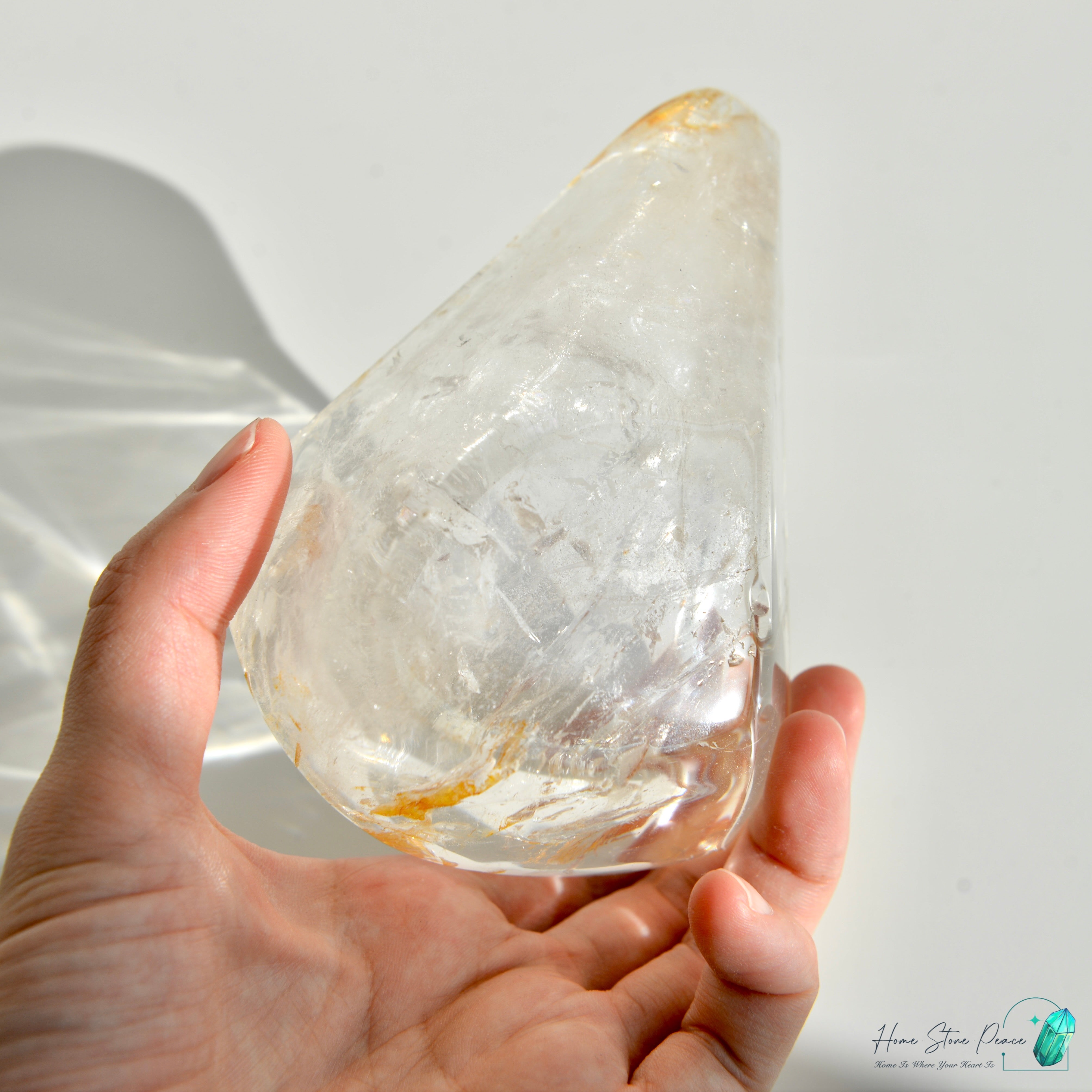 黃膠花水晶碟 Golden Healer Crystal Dish