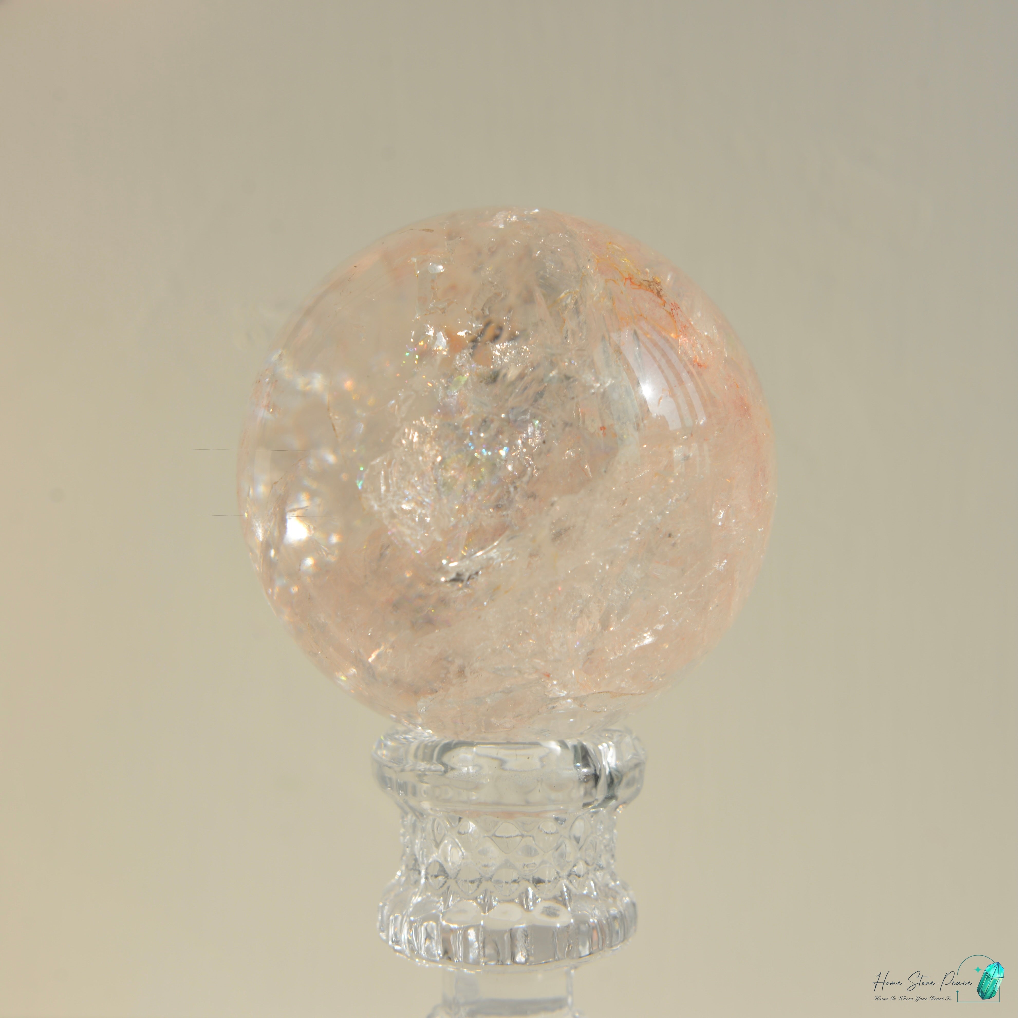 精品粉紅膠花球(中型)Premium Pink Hematoid Sphere