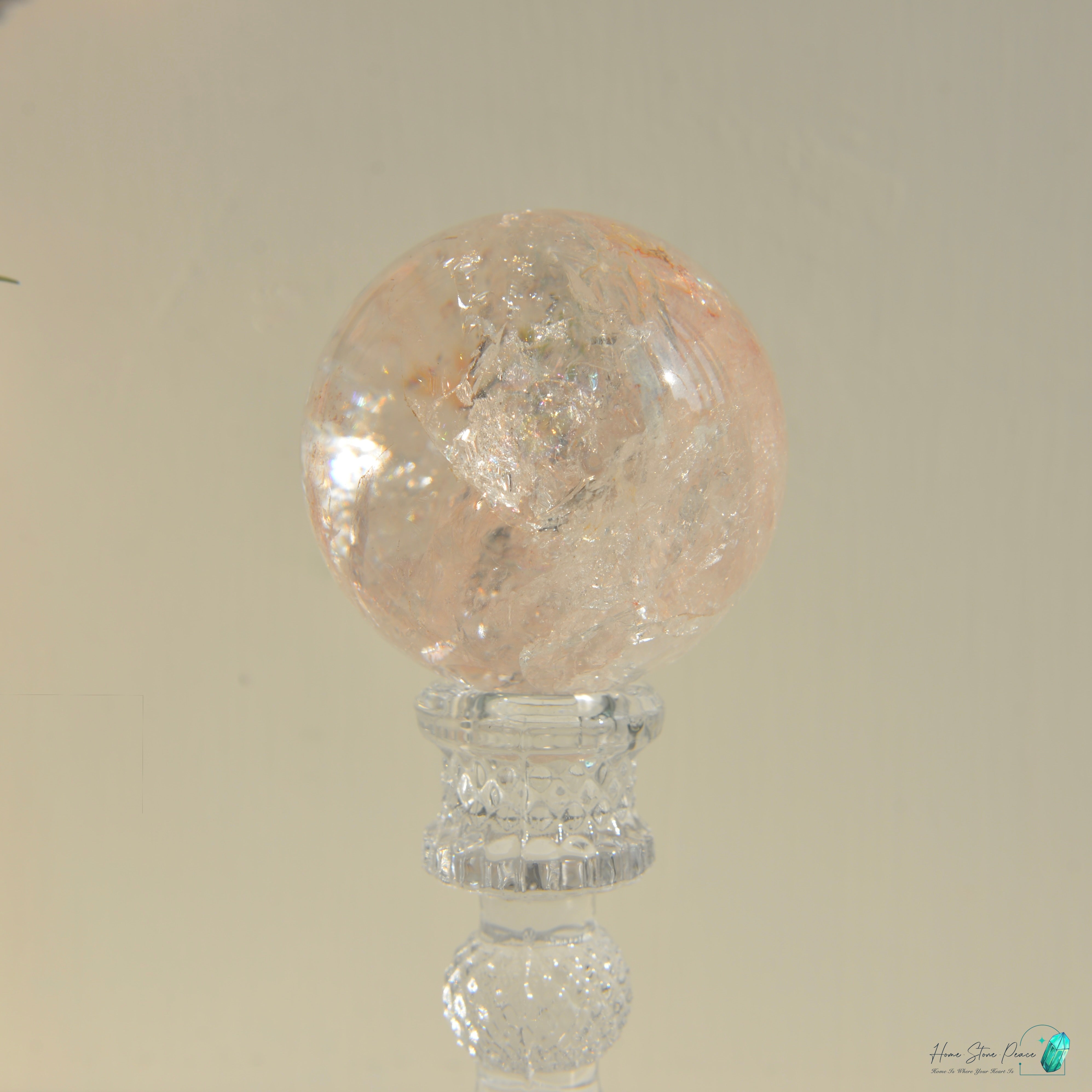 精品粉紅膠花球(中型)Premium Pink Hematoid Sphere