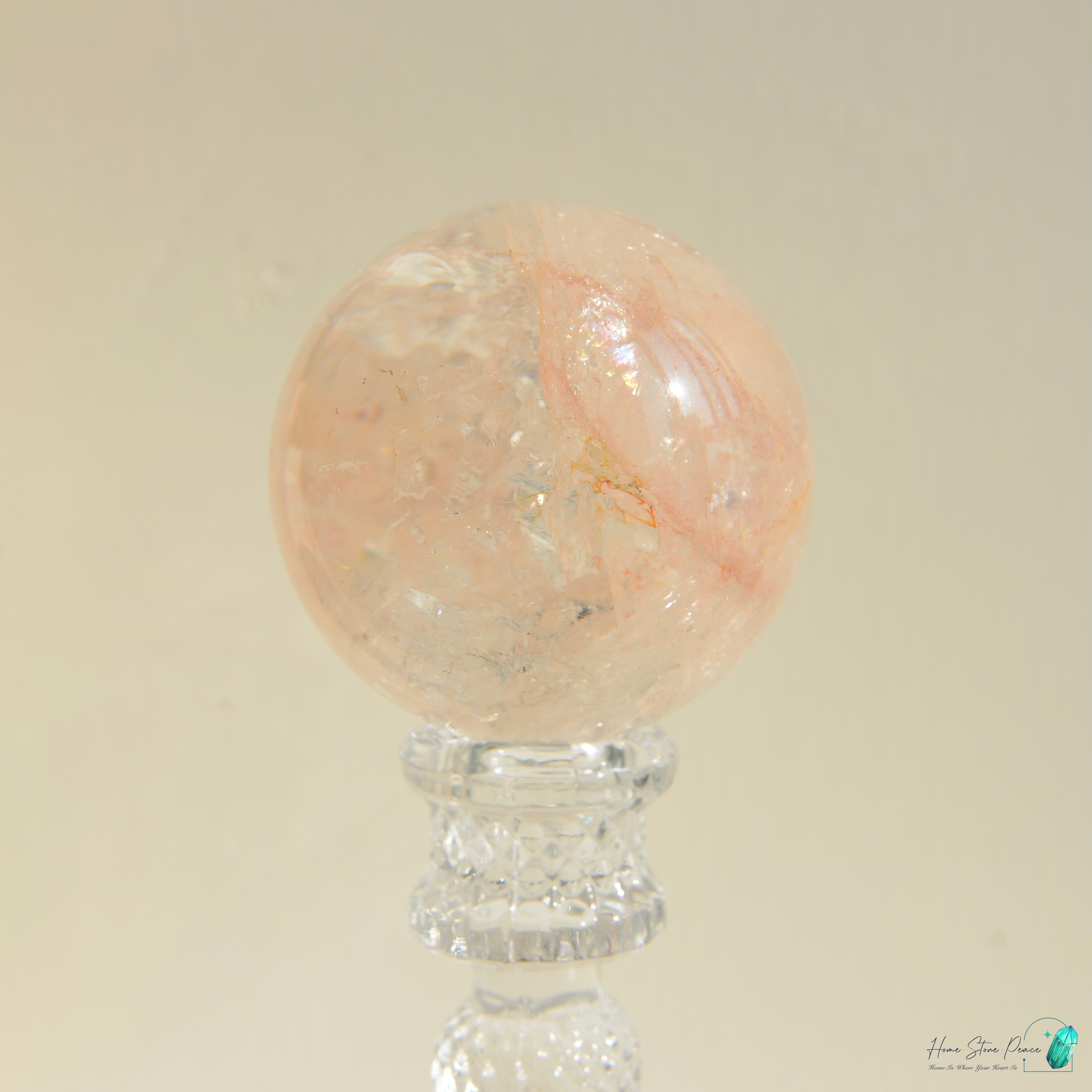 精品粉紅膠花球(中型)Premium Pink Hematoid Sphere