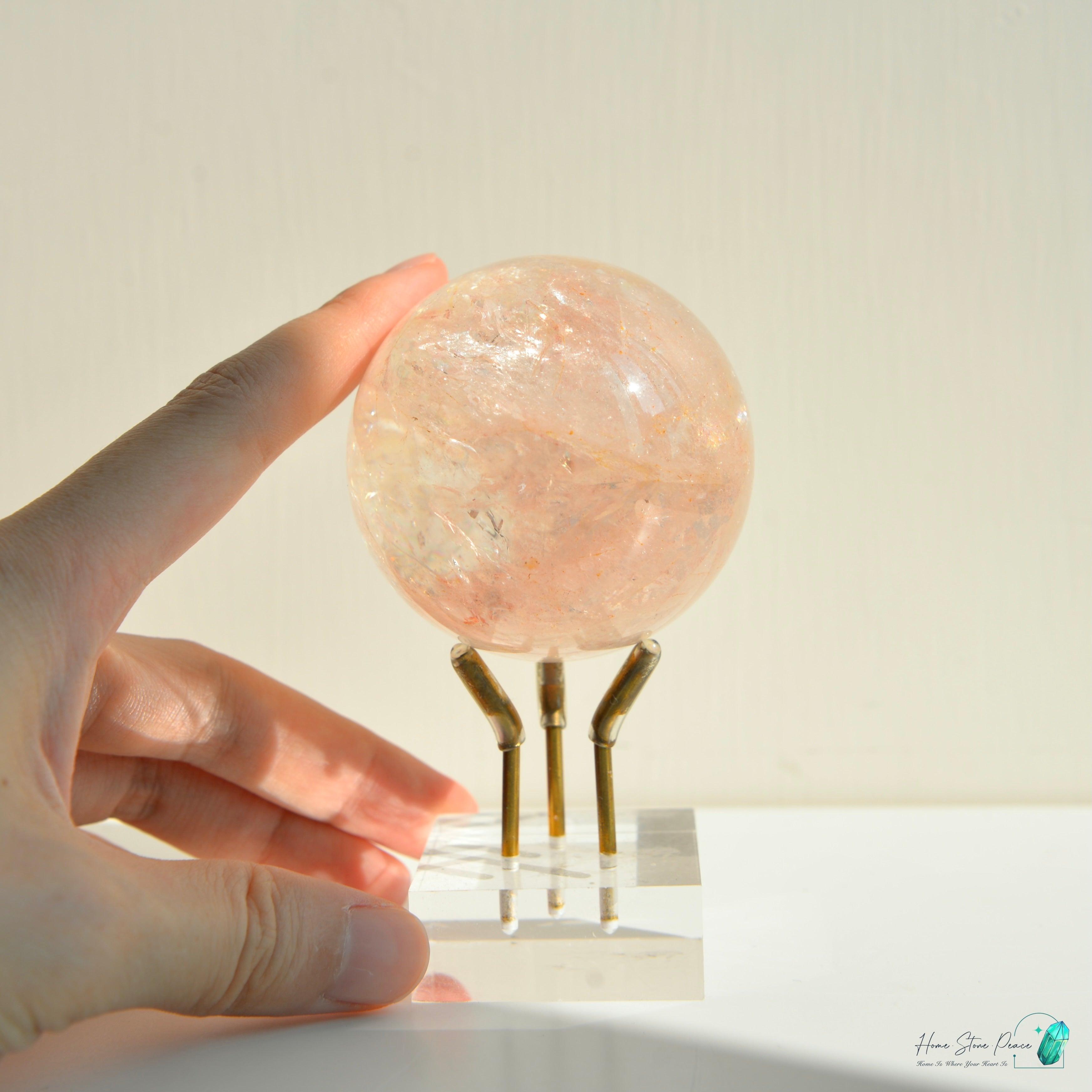 精品粉紅膠花球 Premium Pink Hematoid Sphere