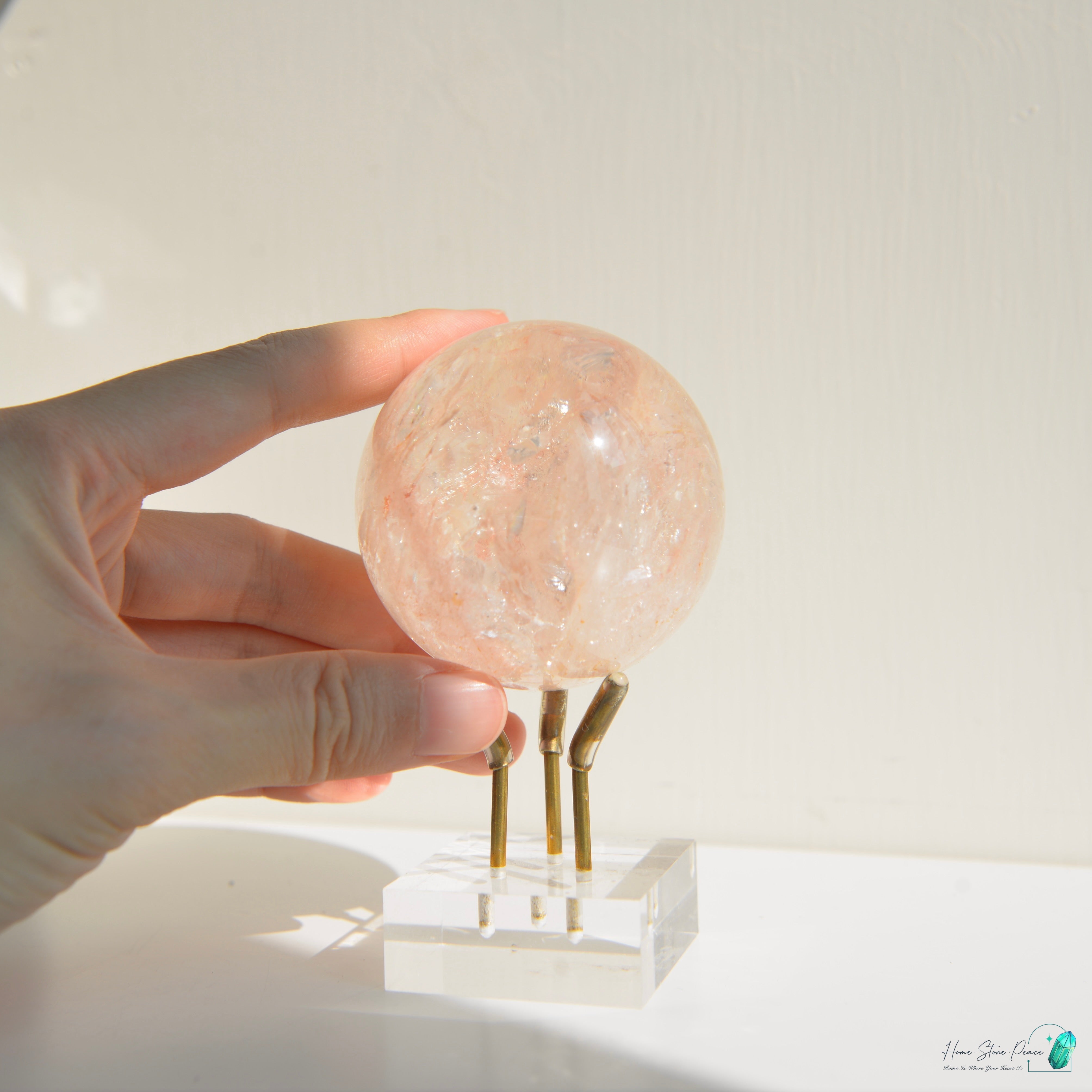 精品粉紅膠花球 Premium Pink Hematoid Sphere