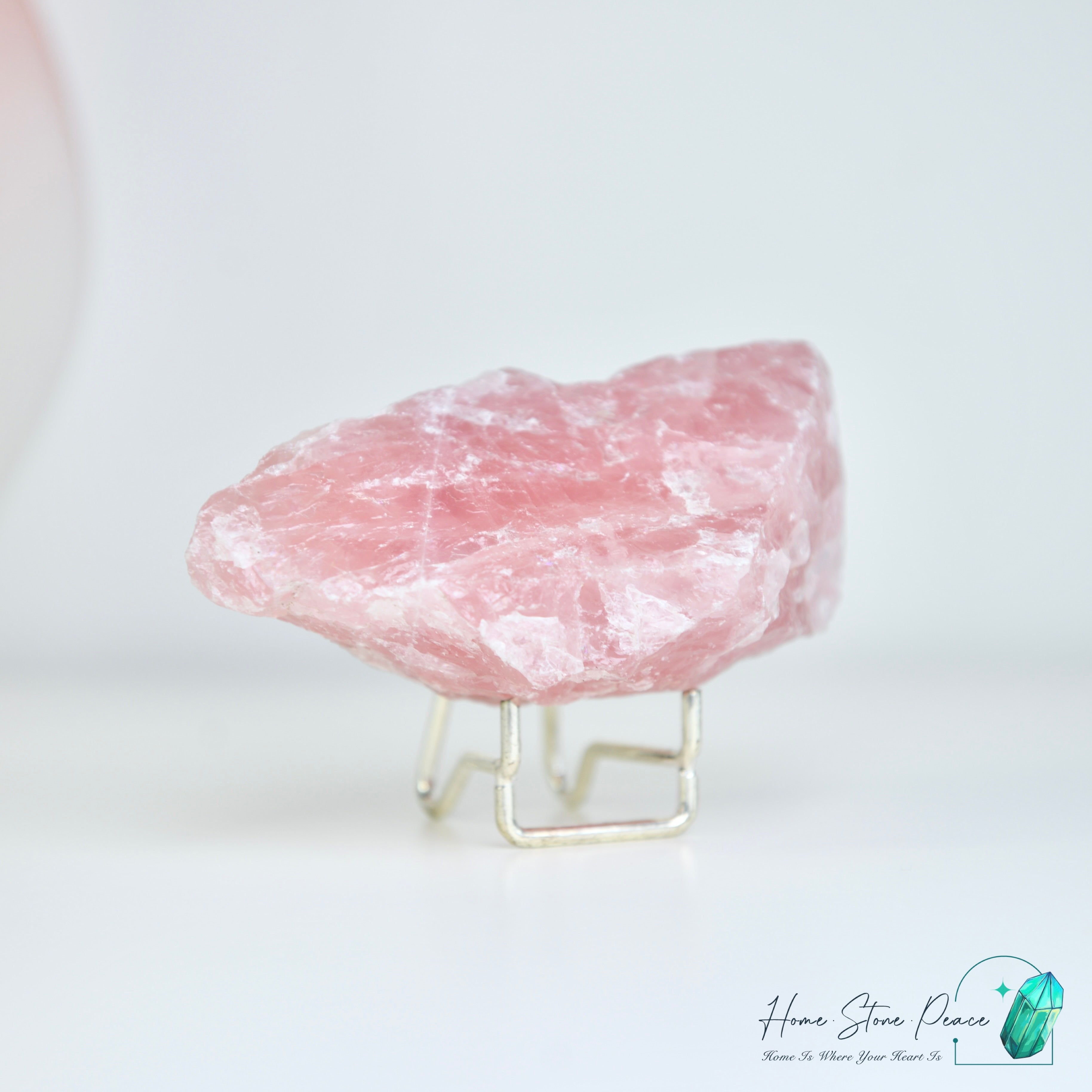 馬達加斯加粉紅水晶原石 Madagascar Rose Quartz Raw Stone