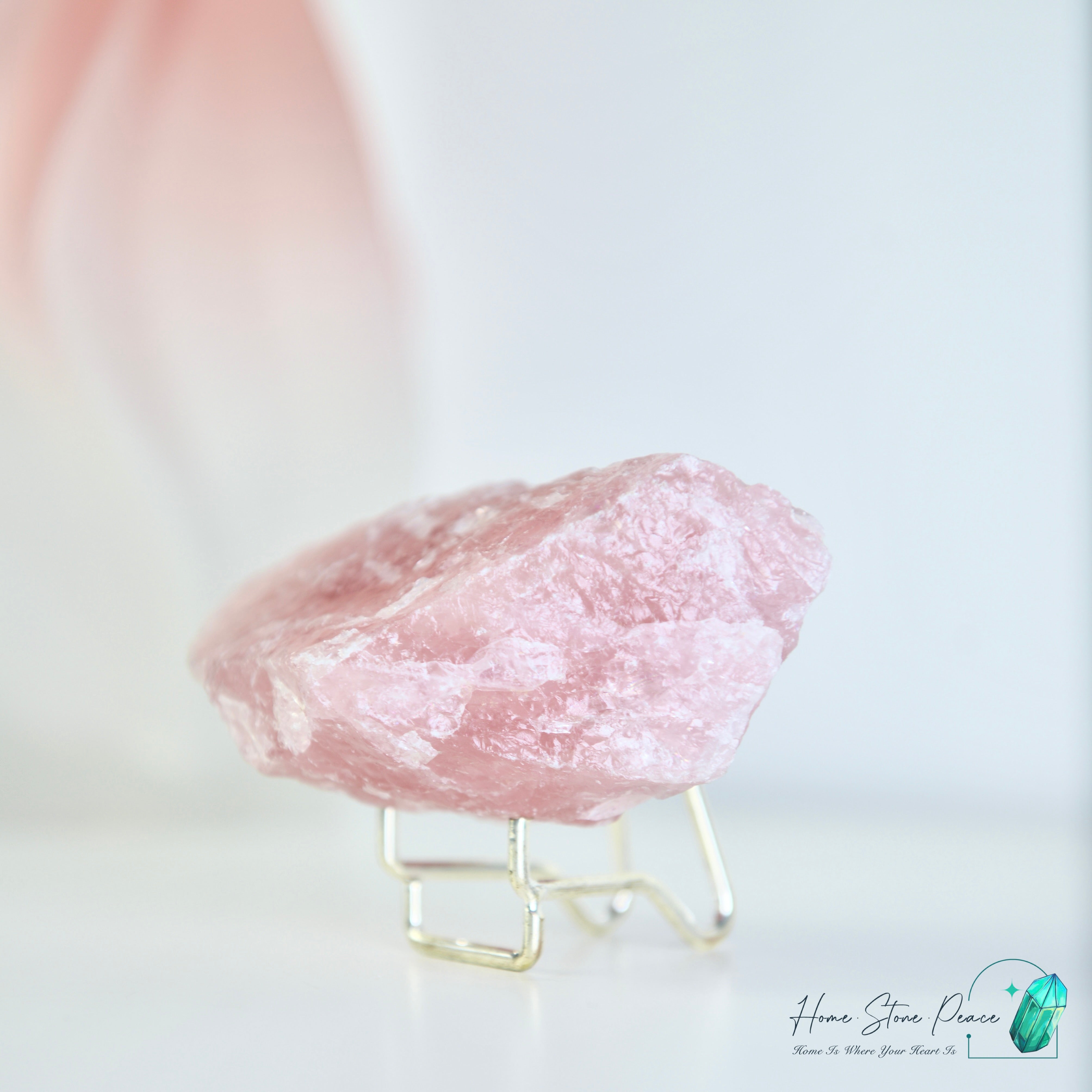 馬達加斯加粉紅水晶原石 Madagascar Rose Quartz Raw Stone