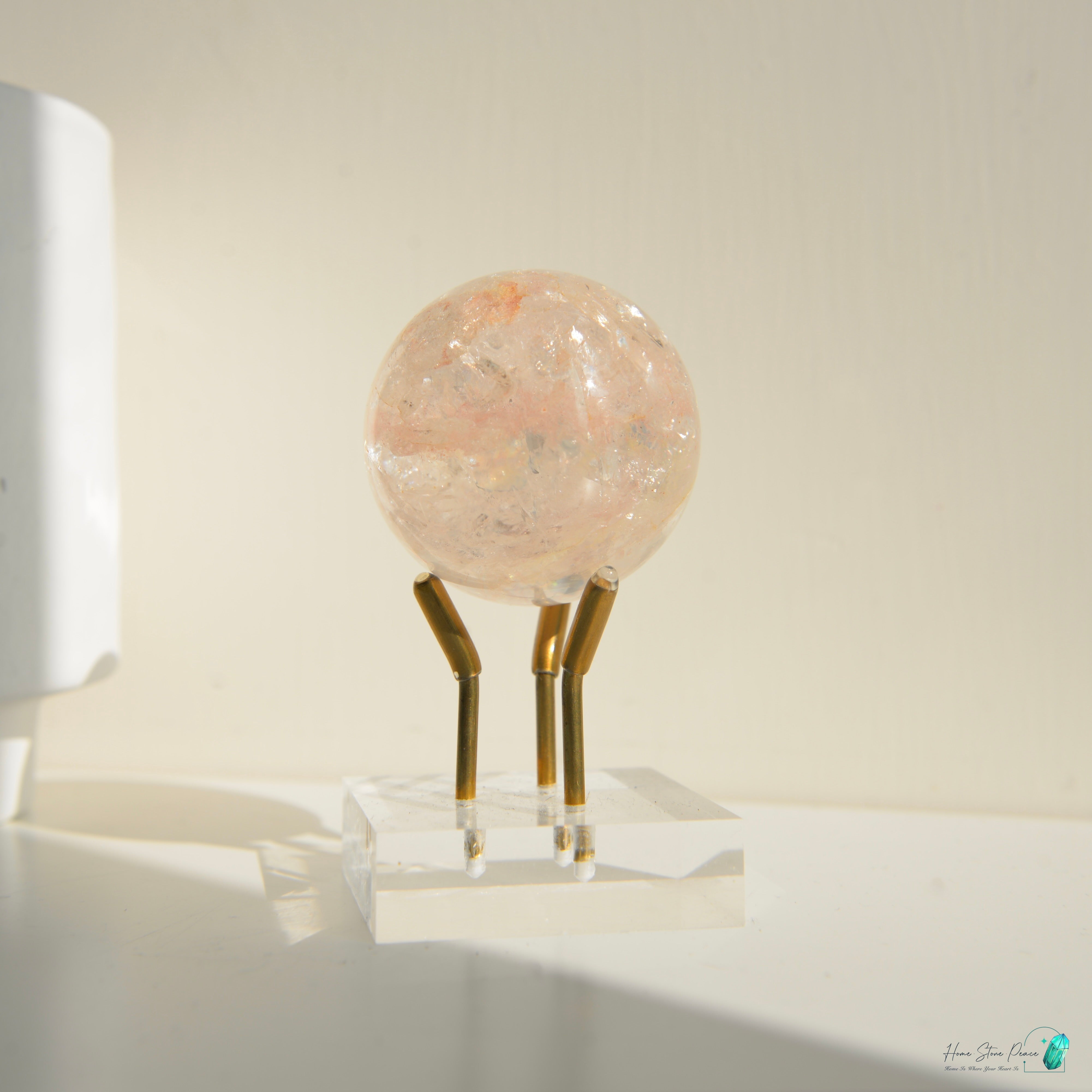 精品粉紅膠花球 Premium Pink Hematoid Sphere