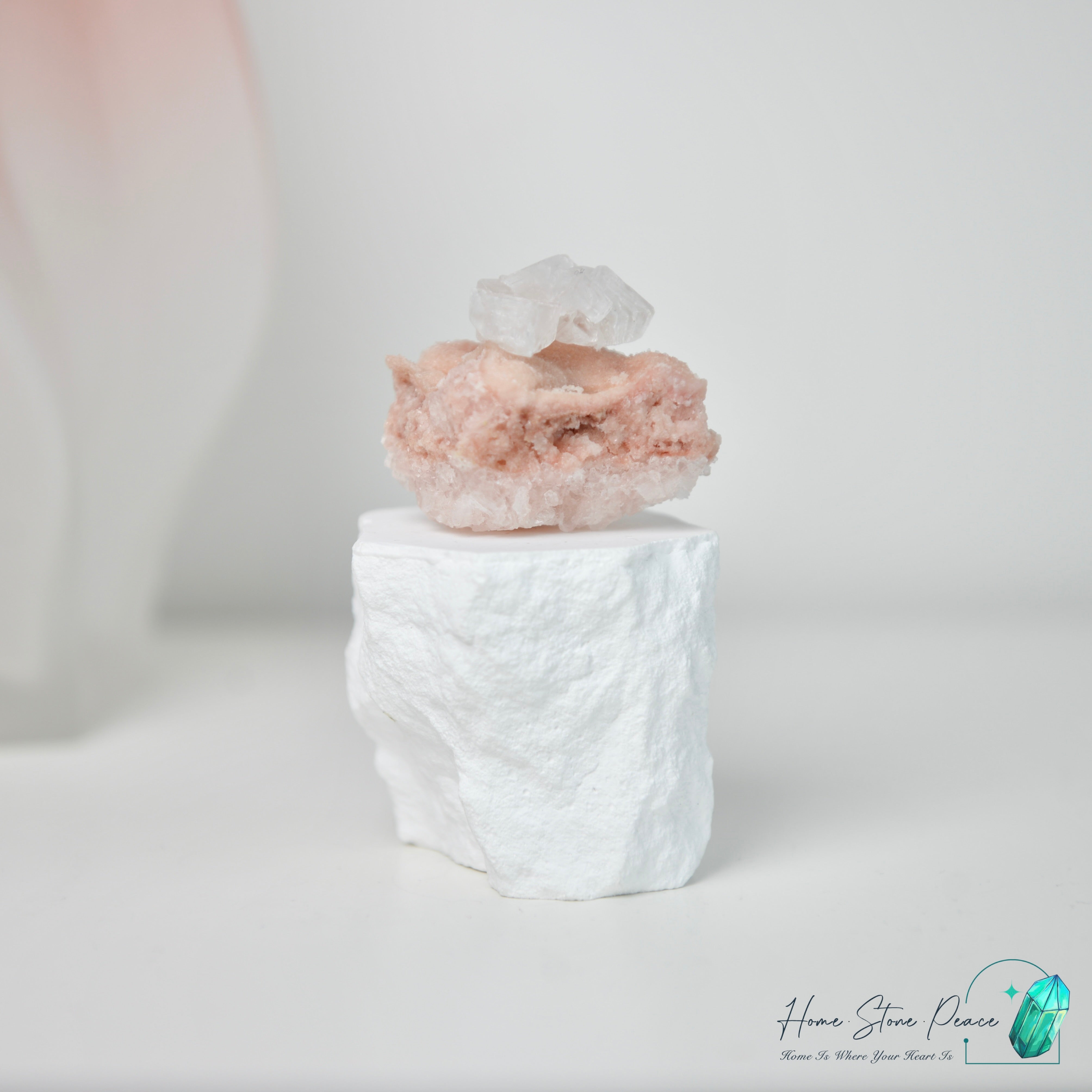 塞爾斯湖粉紅鹽礦 Natural Searles Lake Pink Halite