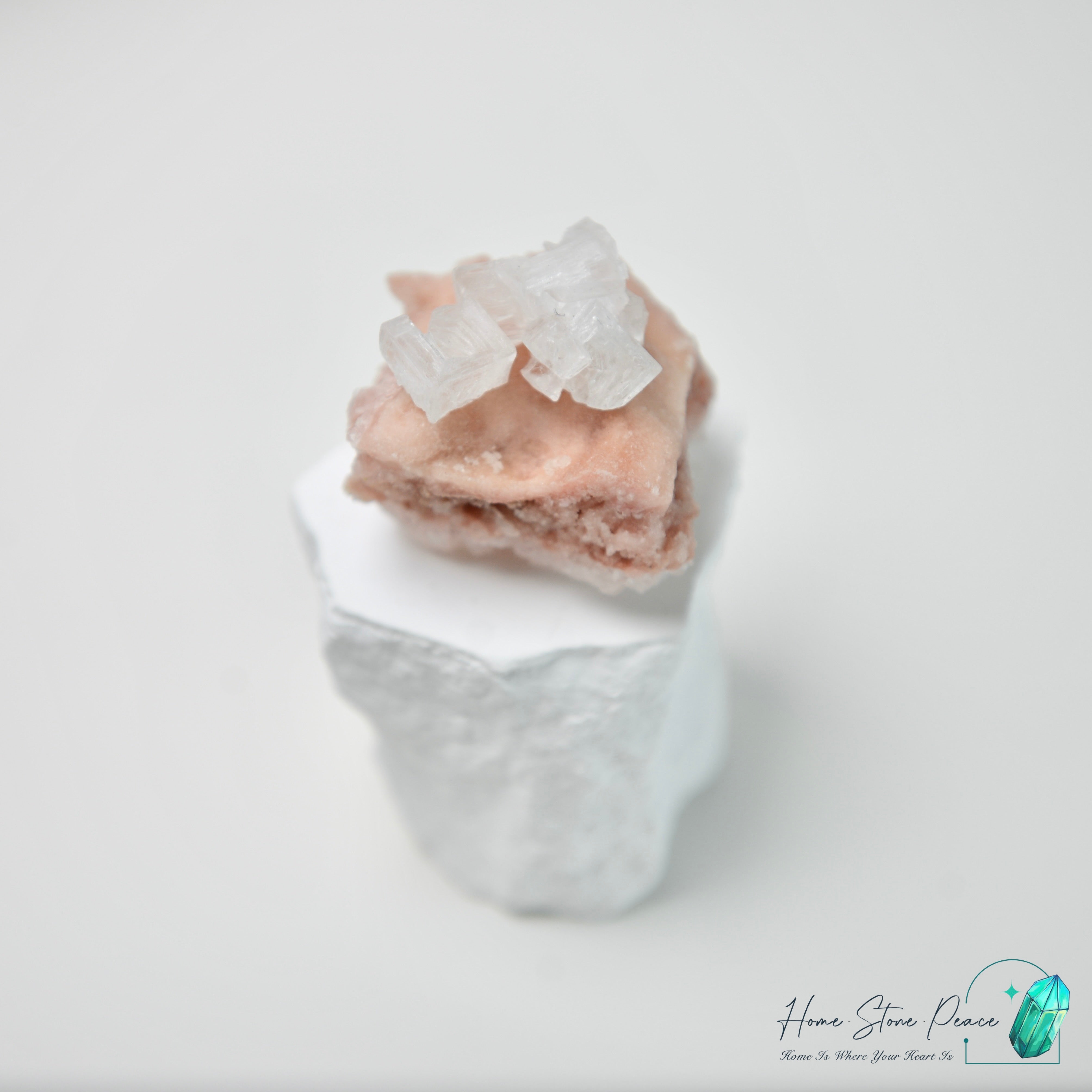 塞爾斯湖粉紅鹽礦 Natural Searles Lake Pink Halite