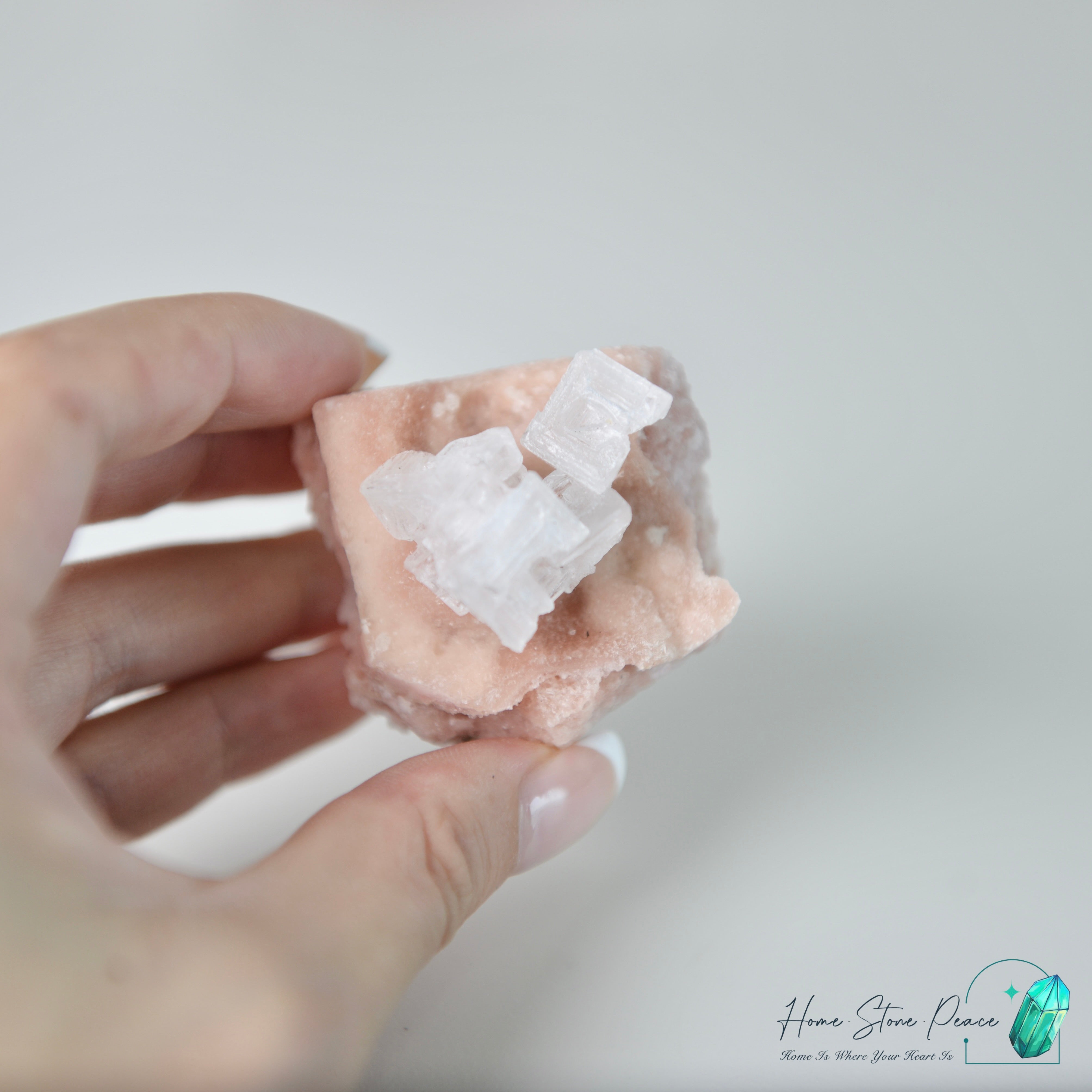 塞爾斯湖粉紅鹽礦 Natural Searles Lake Pink Halite