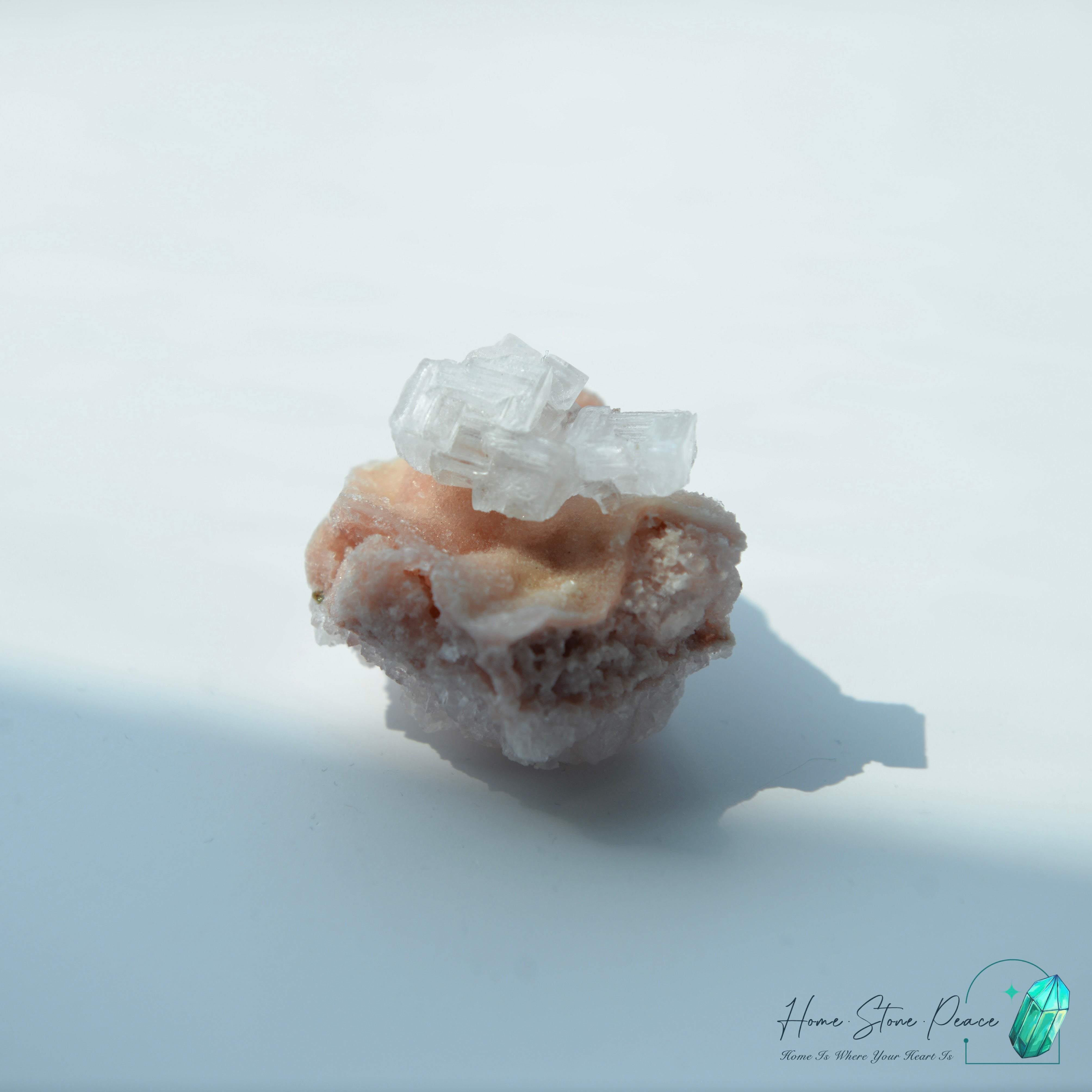 塞爾斯湖粉紅鹽礦 Natural Searles Lake Pink Halite