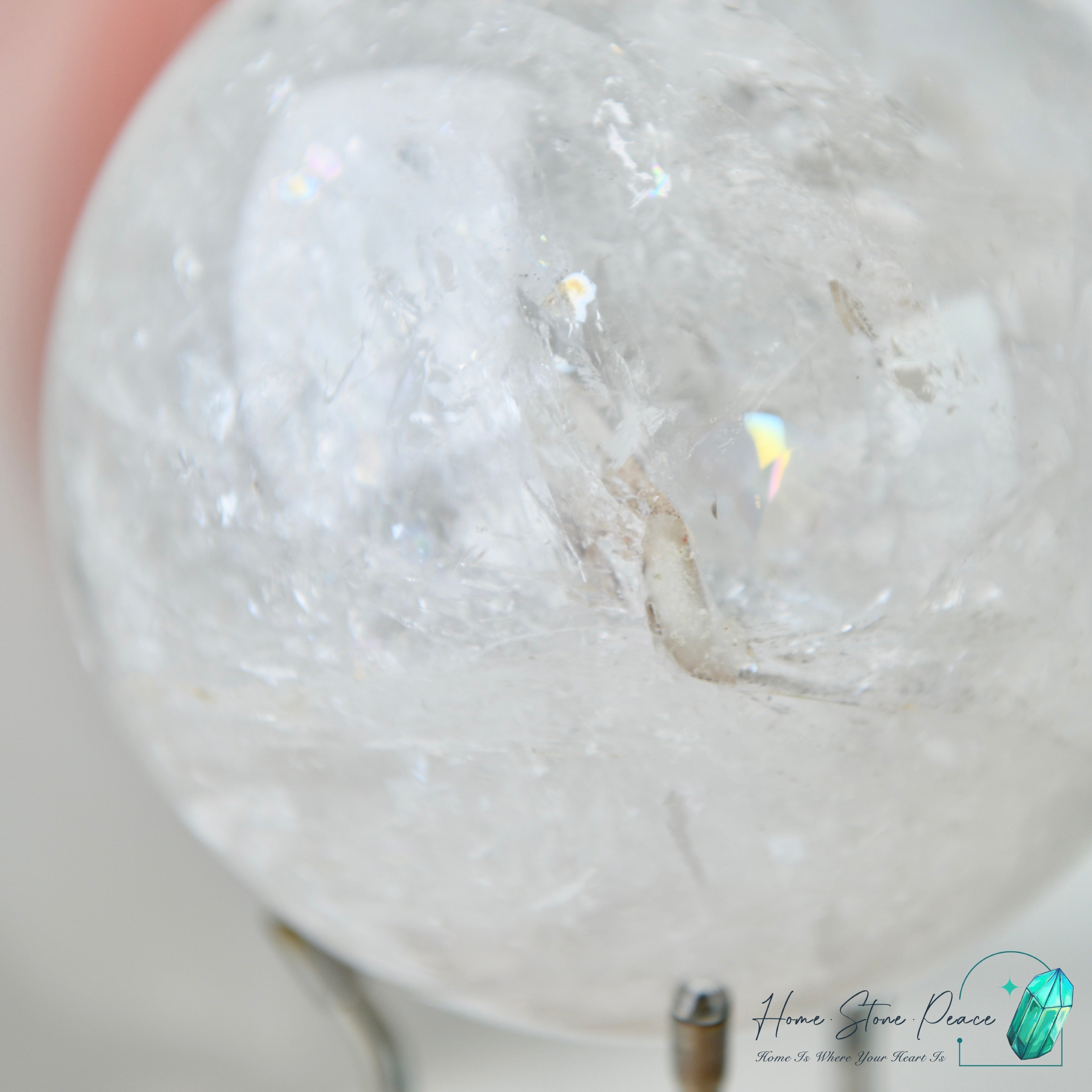 喜馬拉雅山晶中晶水晶球(大型)Premium Large Himalayan Manifestation Crystal Sphere