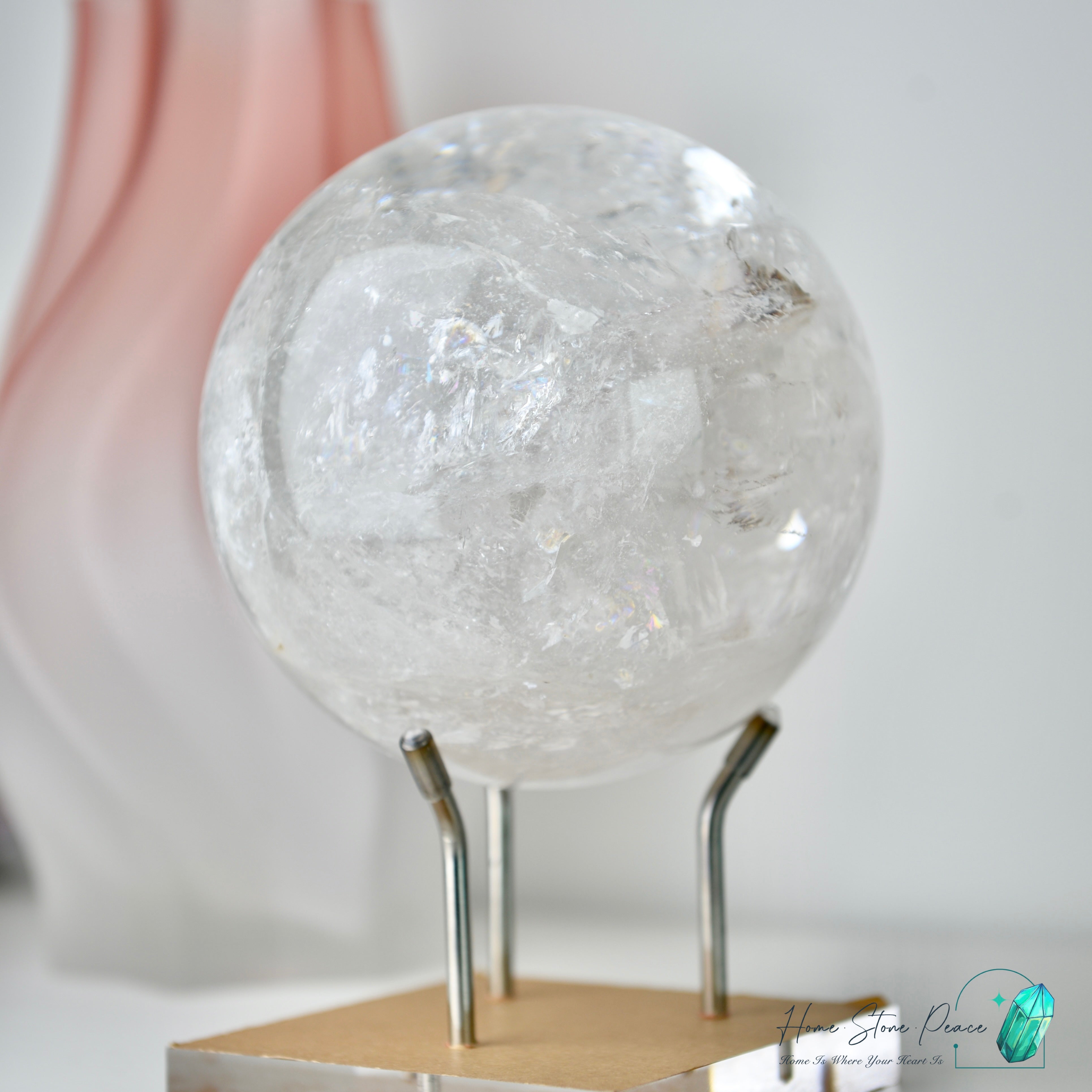 喜馬拉雅山晶中晶水晶球(大型)Premium Large Himalayan Manifestation Crystal Sphere
