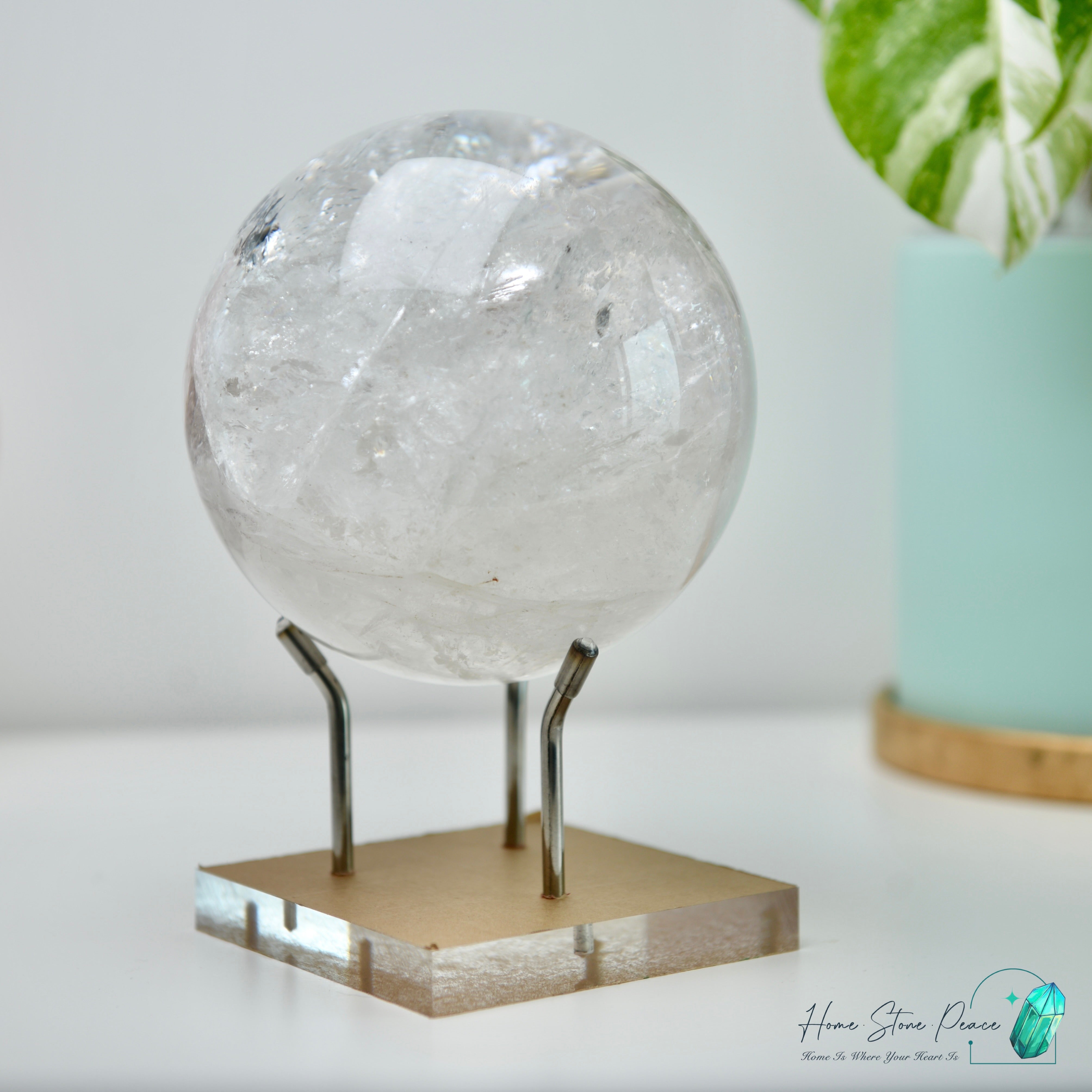 喜馬拉雅山晶中晶水晶球(大型)Premium Large Himalayan Manifestation Crystal Sphere