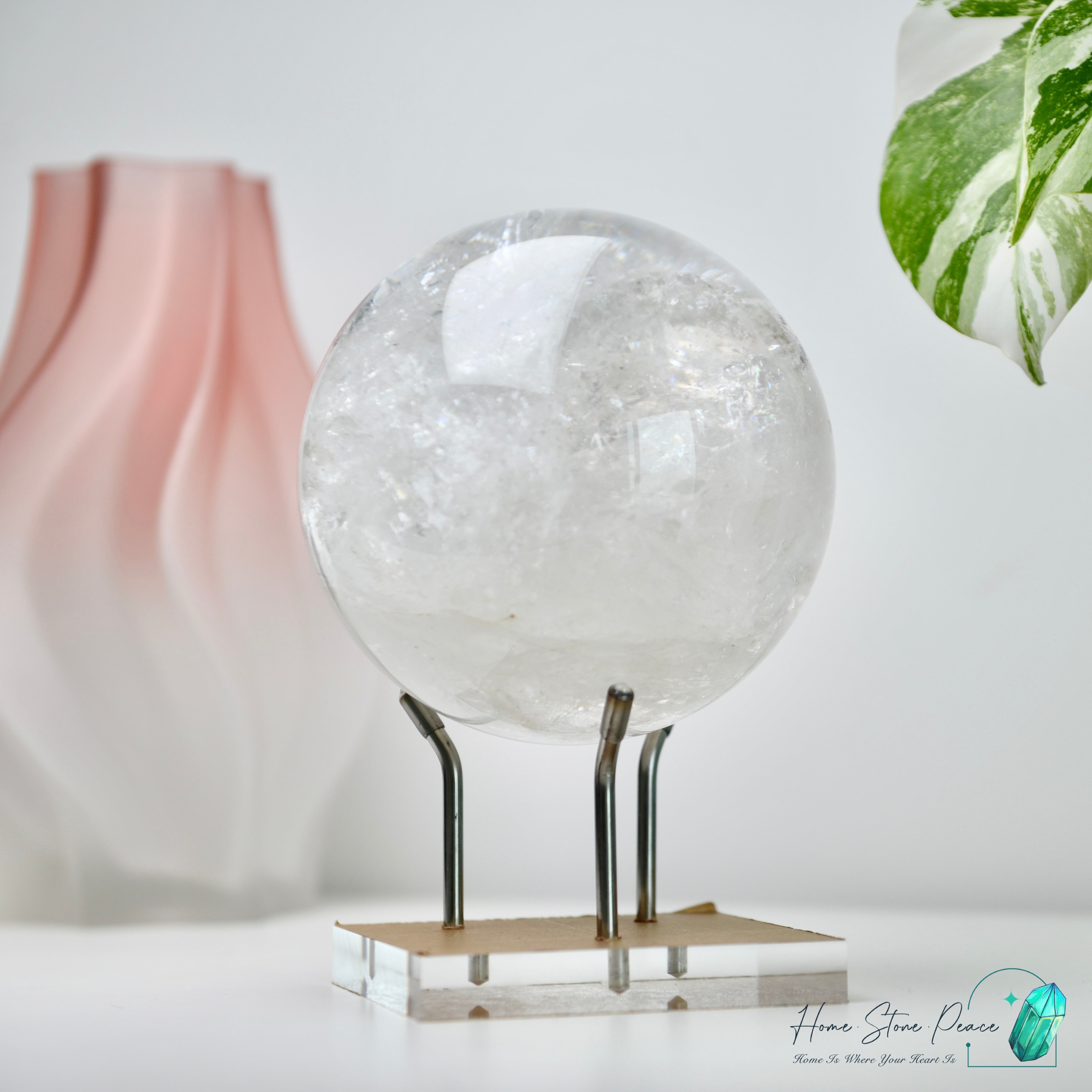 喜馬拉雅山晶中晶水晶球(大型)Premium Large Himalayan Manifestation Crystal Sphere