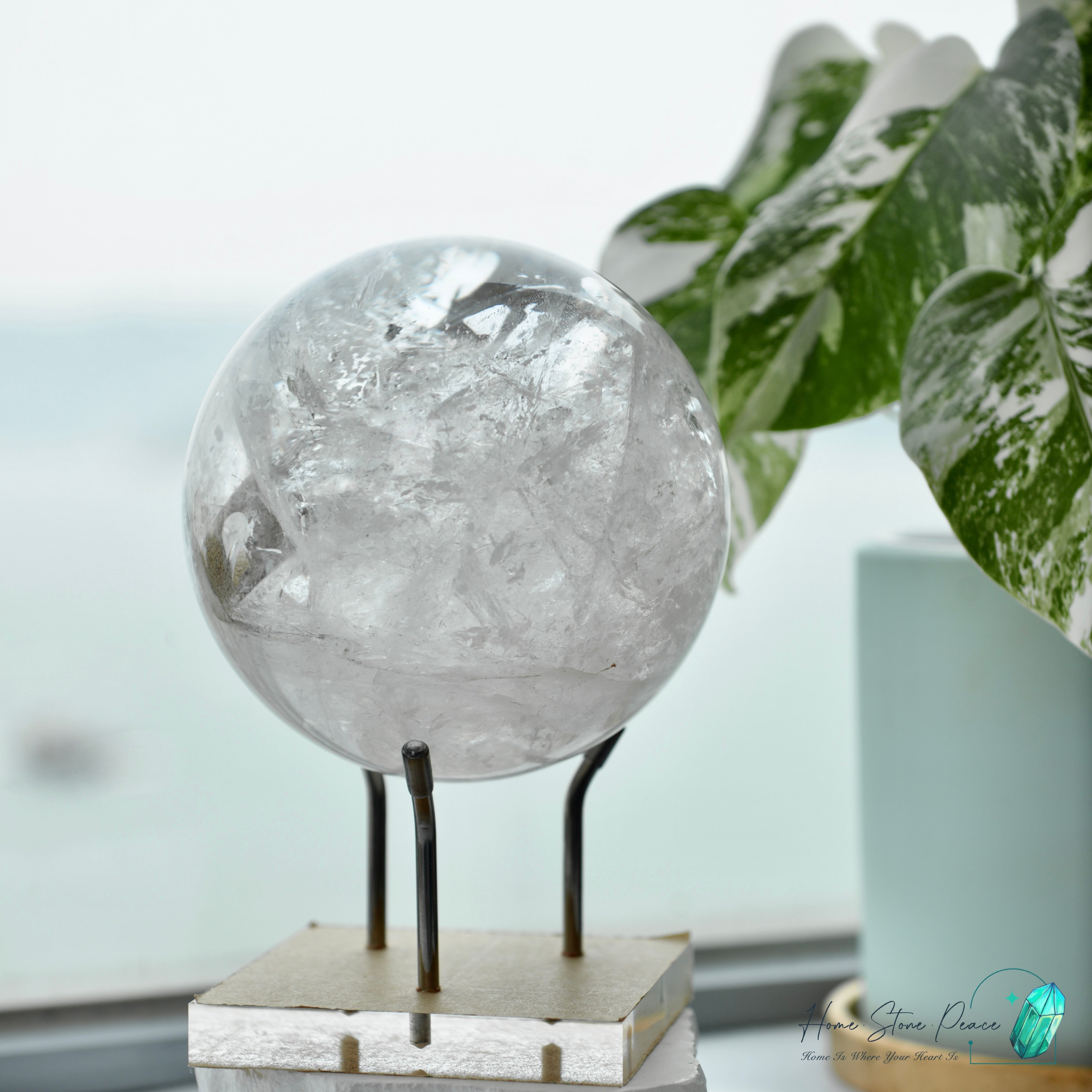 喜馬拉雅山晶中晶水晶球(大型)Premium Large Himalayan Manifestation Crystal Sphere