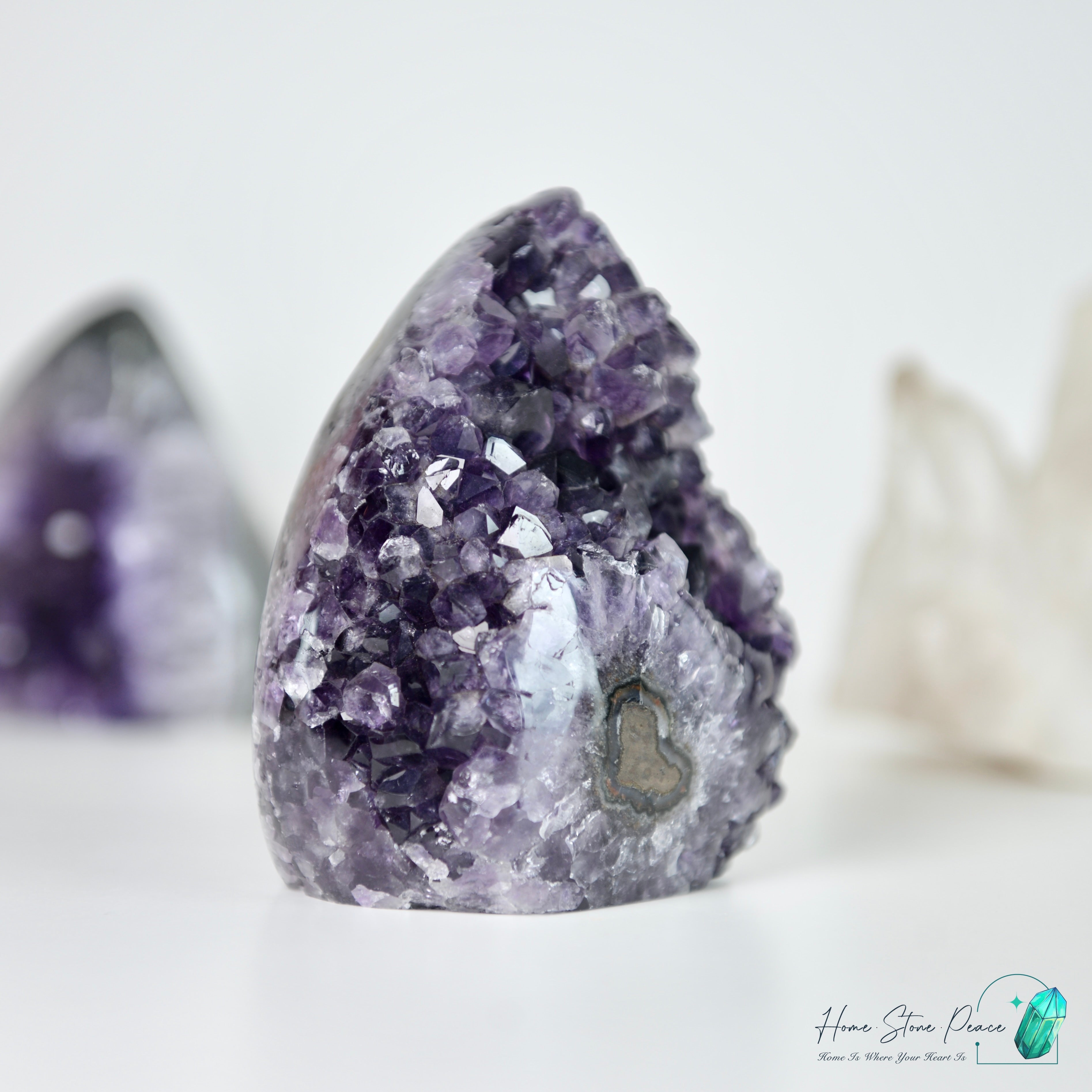 紫水晶火焰(含財眼)Amethyst Flame with Stalactite Eye