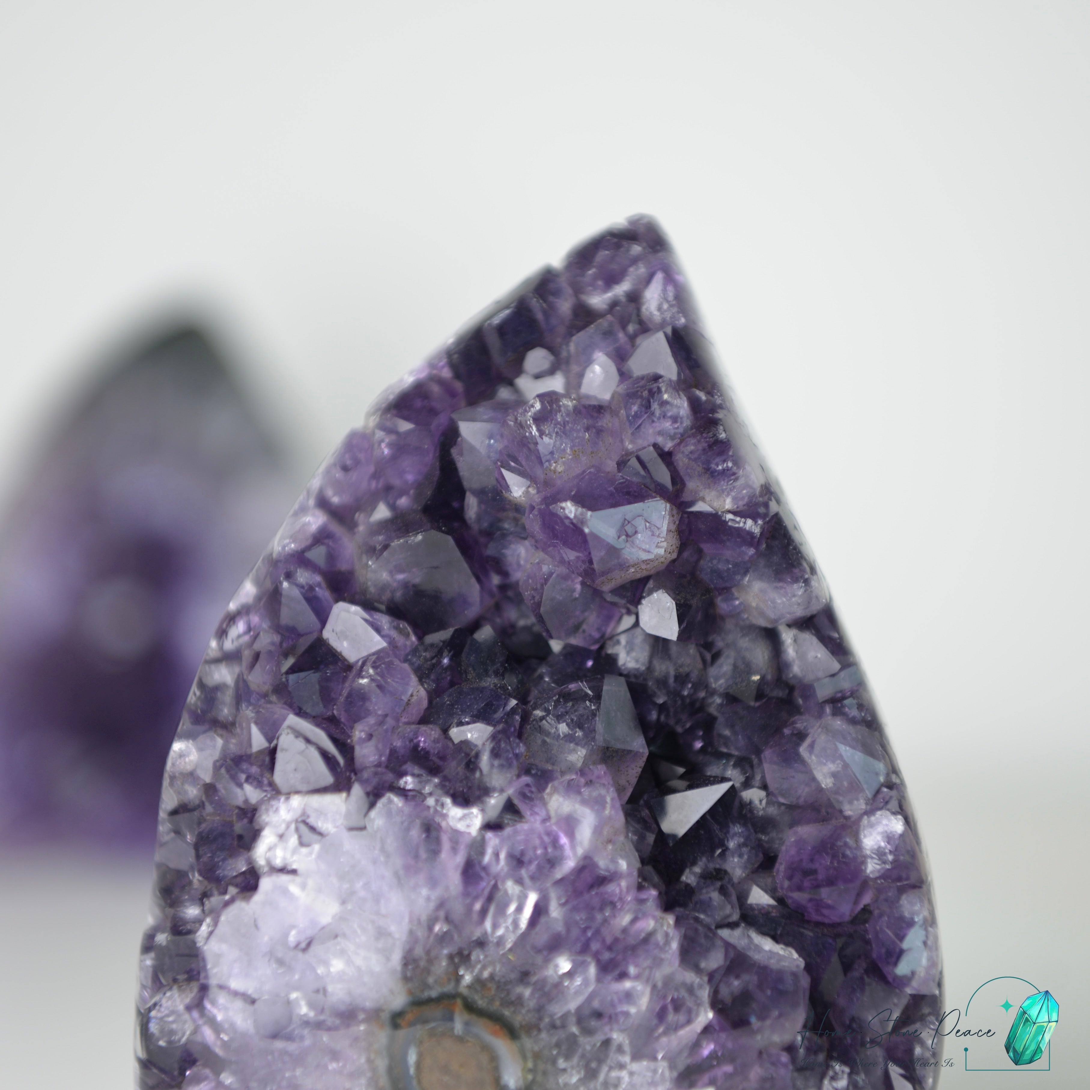 紫水晶火焰(含財眼)Amethyst Flame with Stalactite Eye