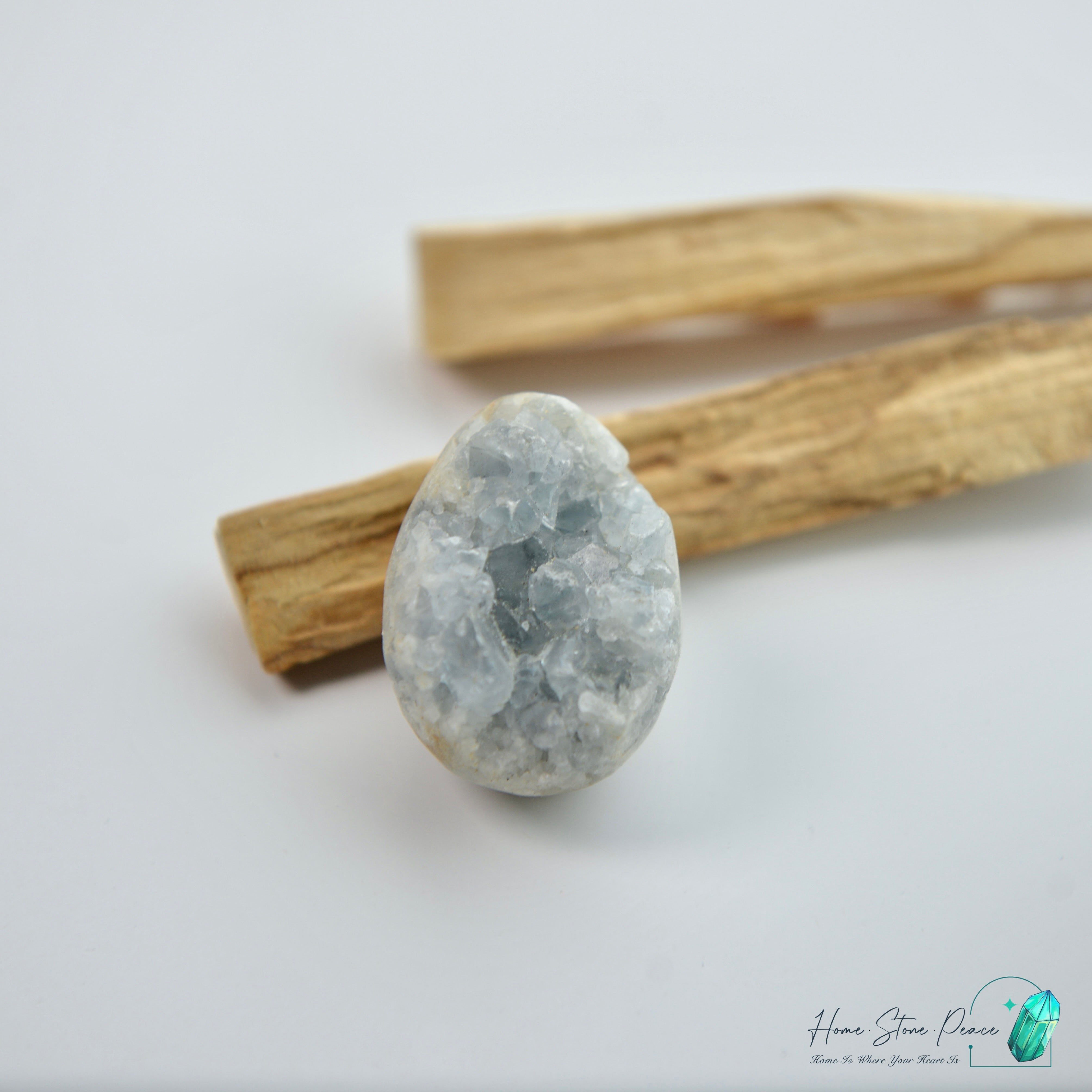 小天青石蛋 Baby Celestite Egg