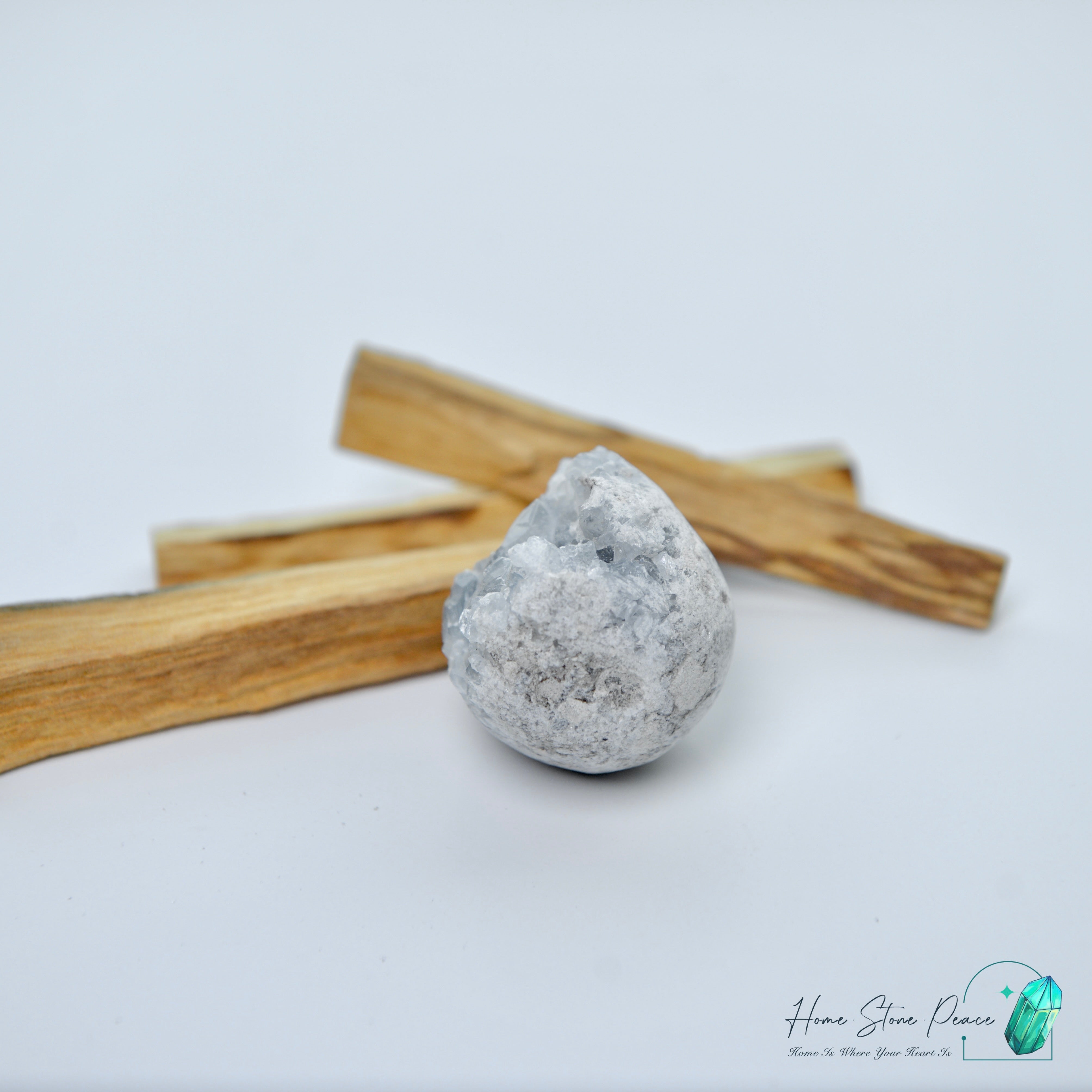 小天青石蛋 Baby Celestite Egg